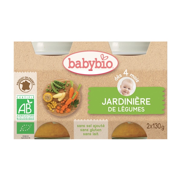 Babybio Bipack Groentenschotel 4+ Babybio Bipack Groentenschotel 4+