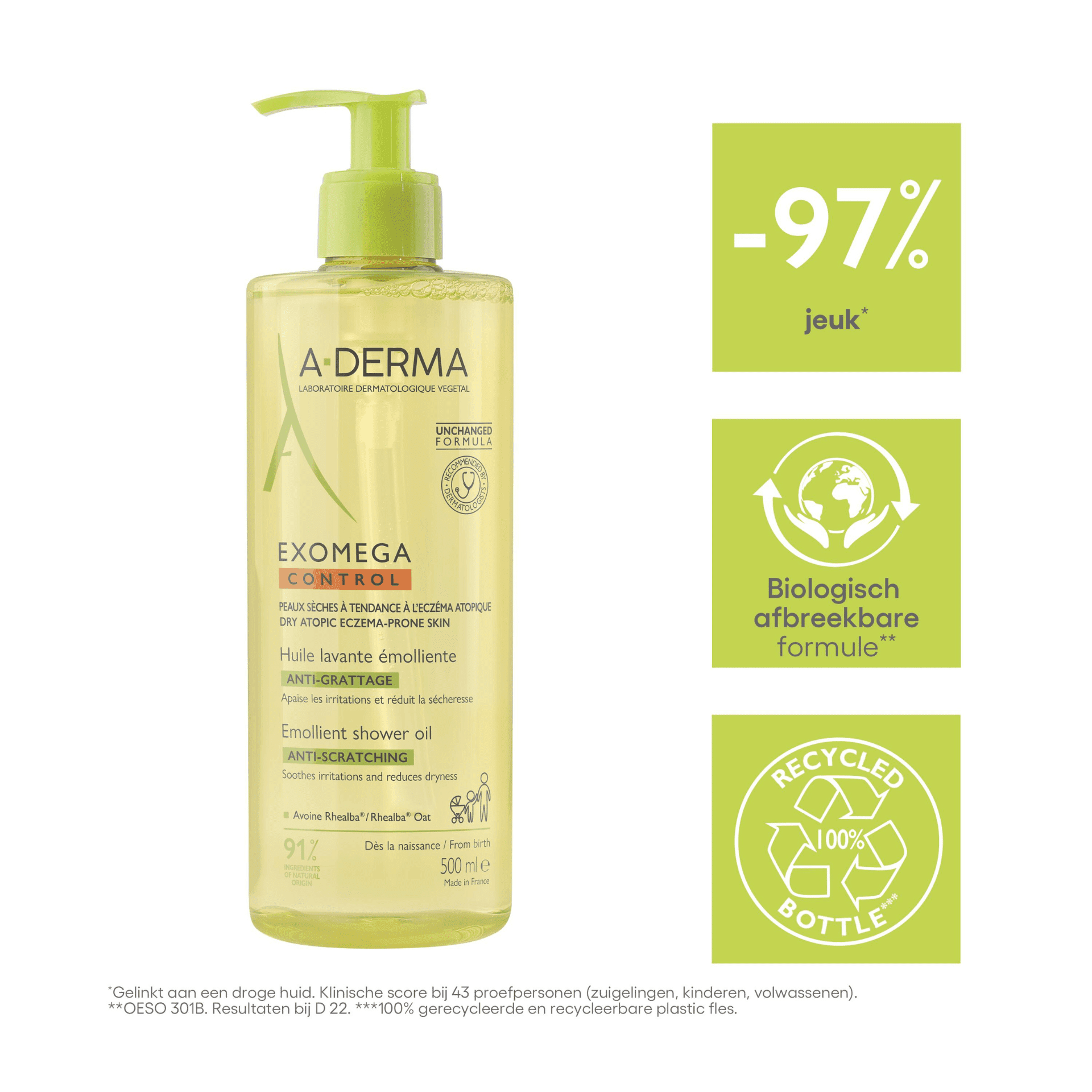 A-Derma Exomega Control Emolliërende Wasolie A-Derma Exomega Control Emolliërende Wasolie
