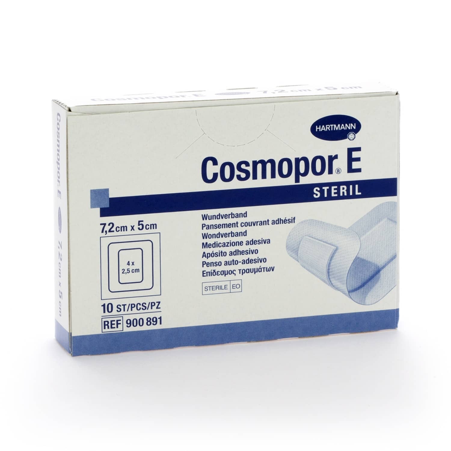 Hartmann Cosmopor E Verband Steriel 7,2 x 5 cm