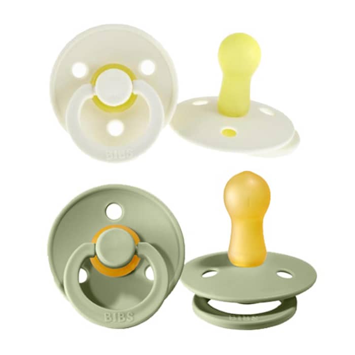Bibs Fopspeen Duo Sage/Ivory 0-6 Bibs Fopspeen Duo Sage/Ivory 0-6