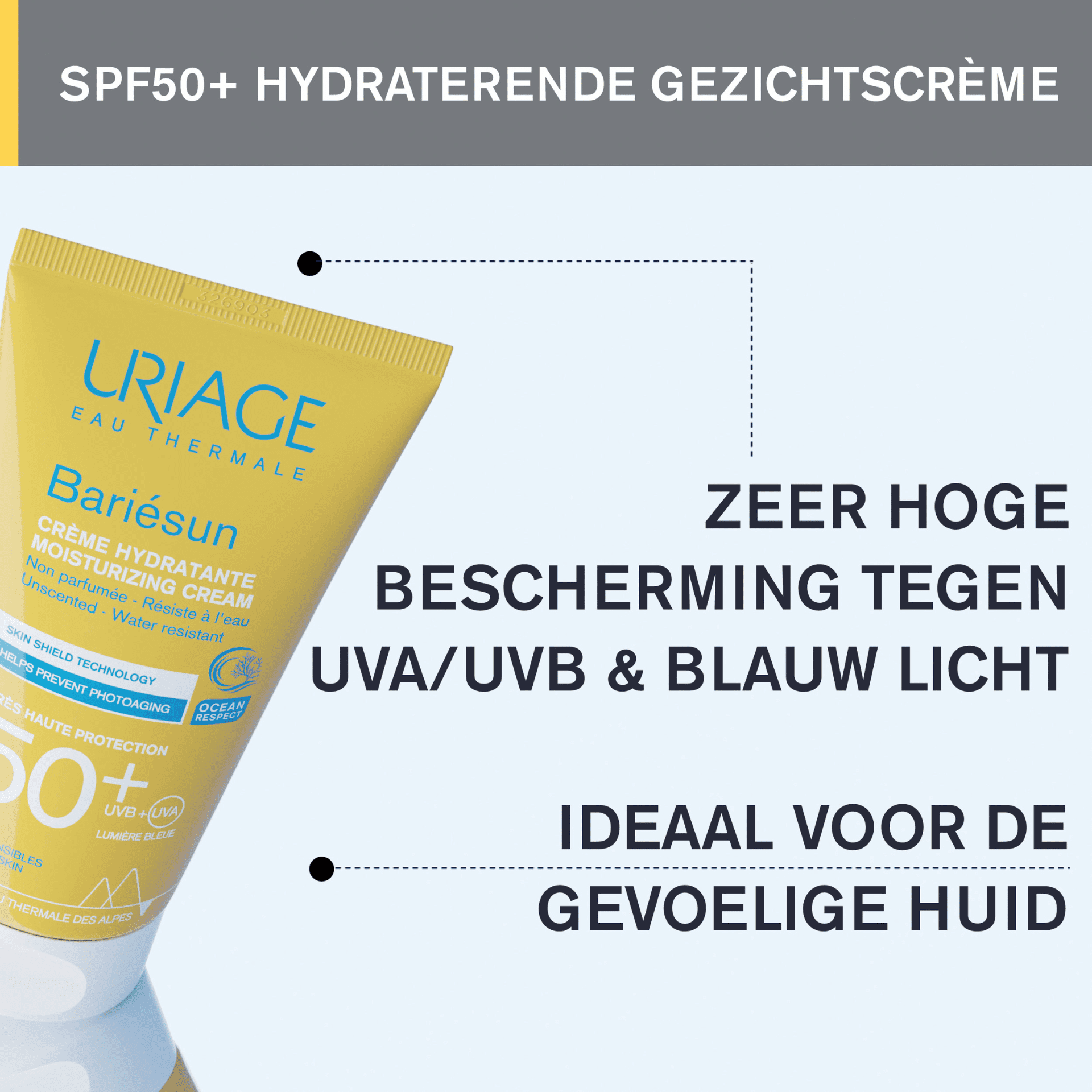 Uriage Bariésun Hydraterende Zonnecrème SPF 50+