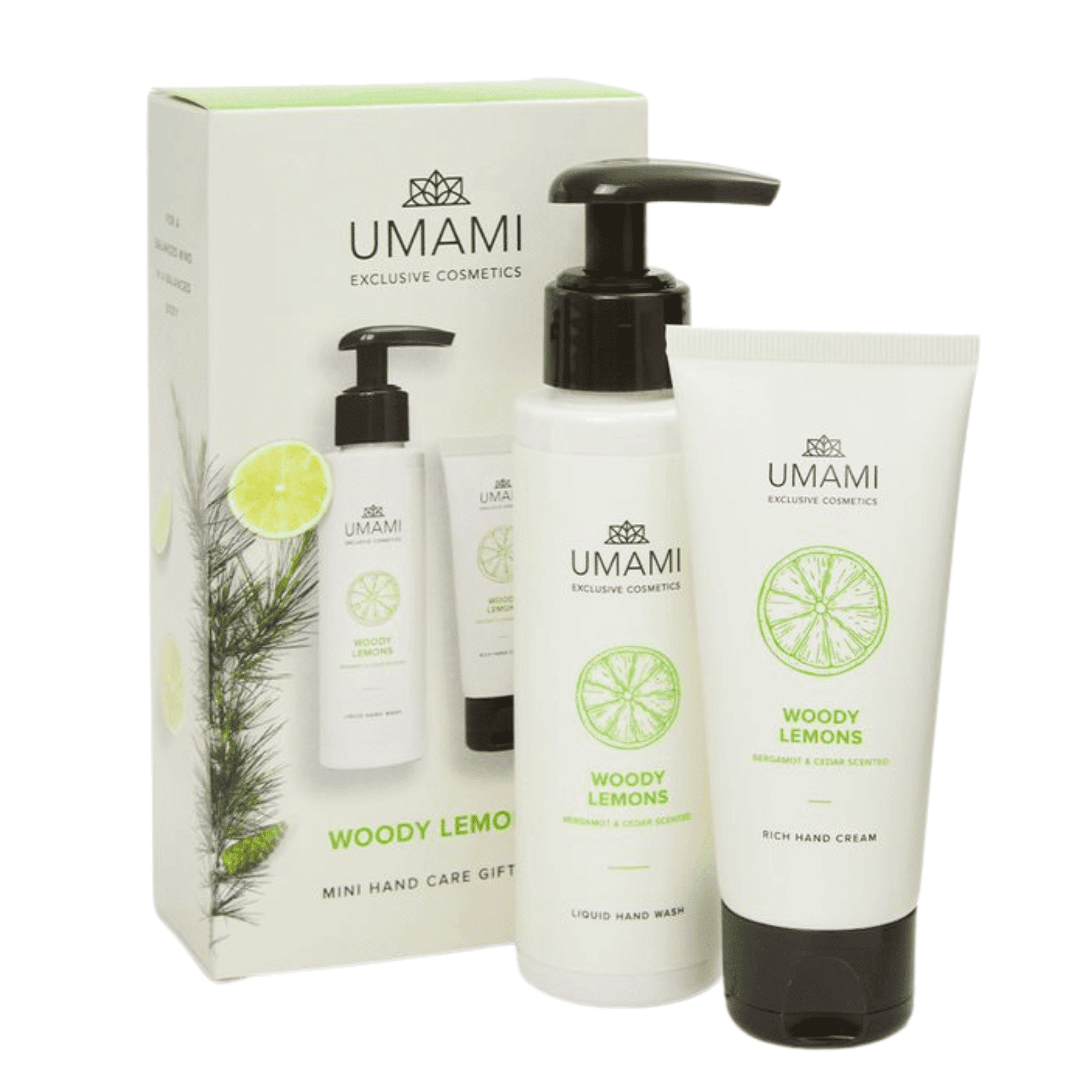 Umami Woody Lemons Mini Hand Care Geschenkset Umami Woody Lemons Mini Hand Care Geschenkset