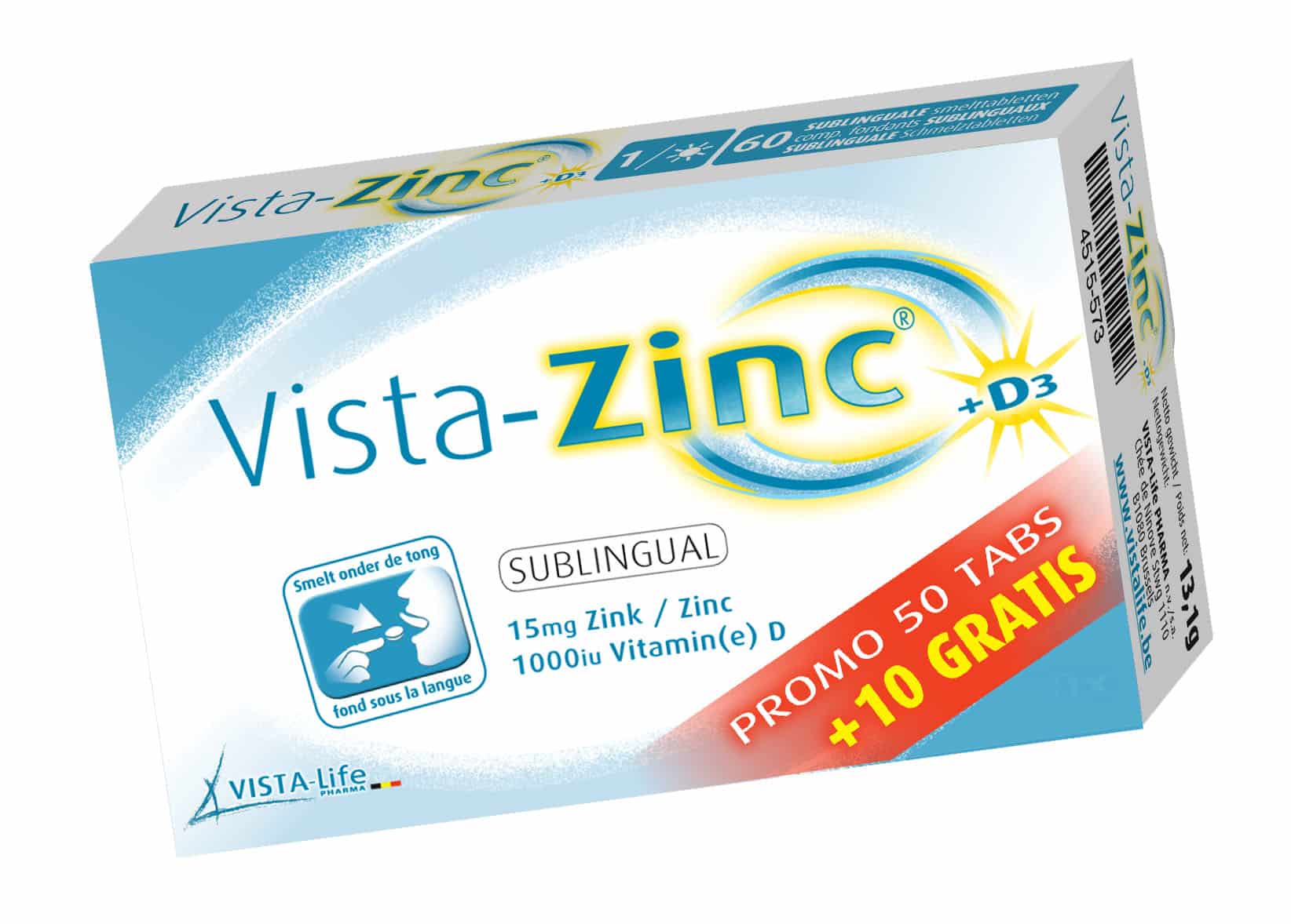 VISTA-ZINC PROMO 50+10 COMP FOND