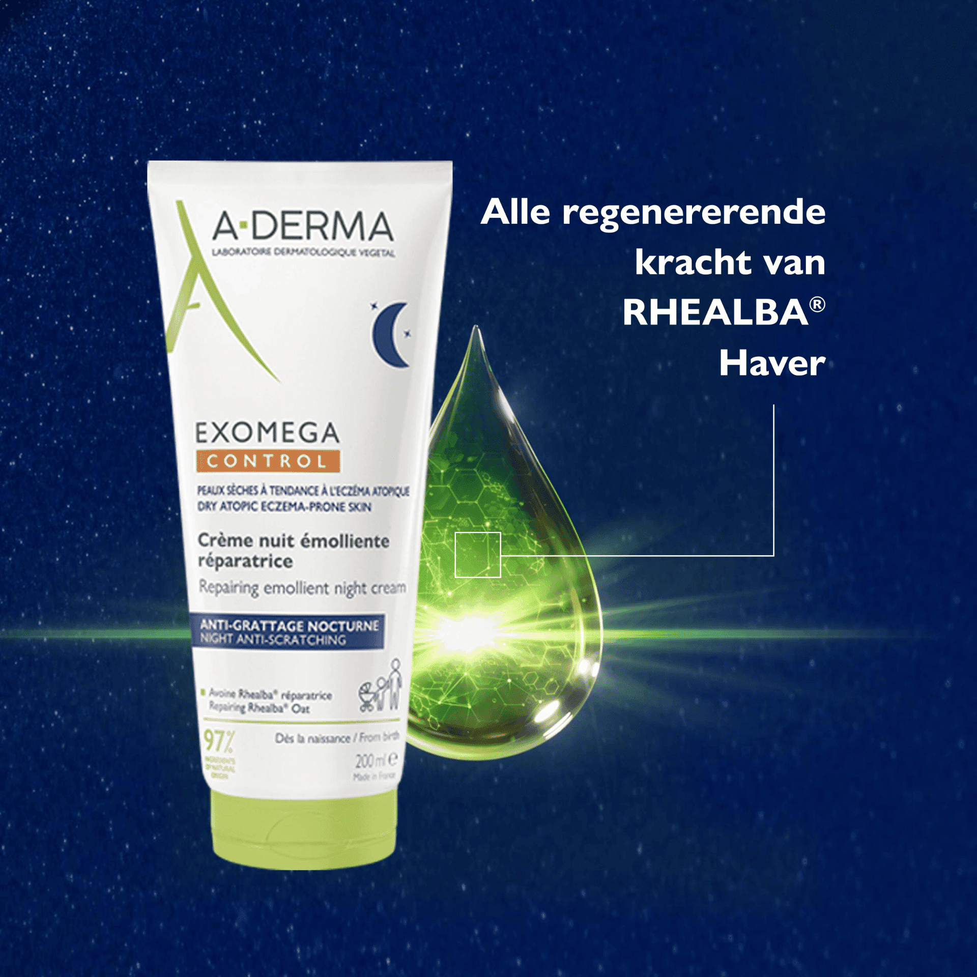 A-Derma Exomega Control Herstellende Emolliërende Nachtcrème A-Derma Exomega Control Herstellende Emolliërende Nachtcrème