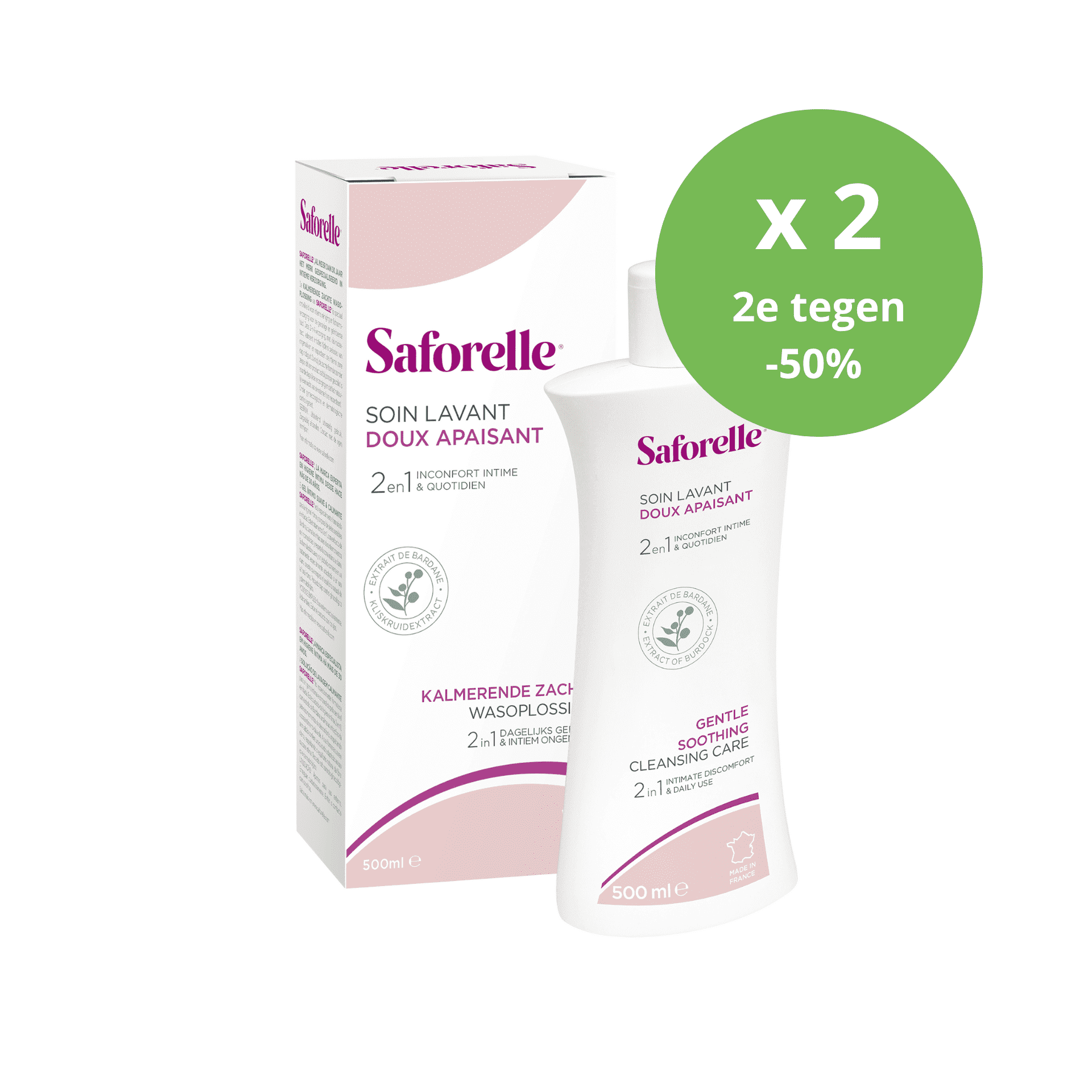 Saforelle Kalmerende Zachte Wasoplossing