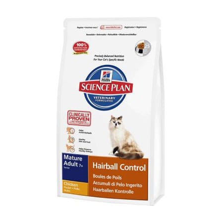 Hill's Science Plan Feline Hairball Control Senior Kip
