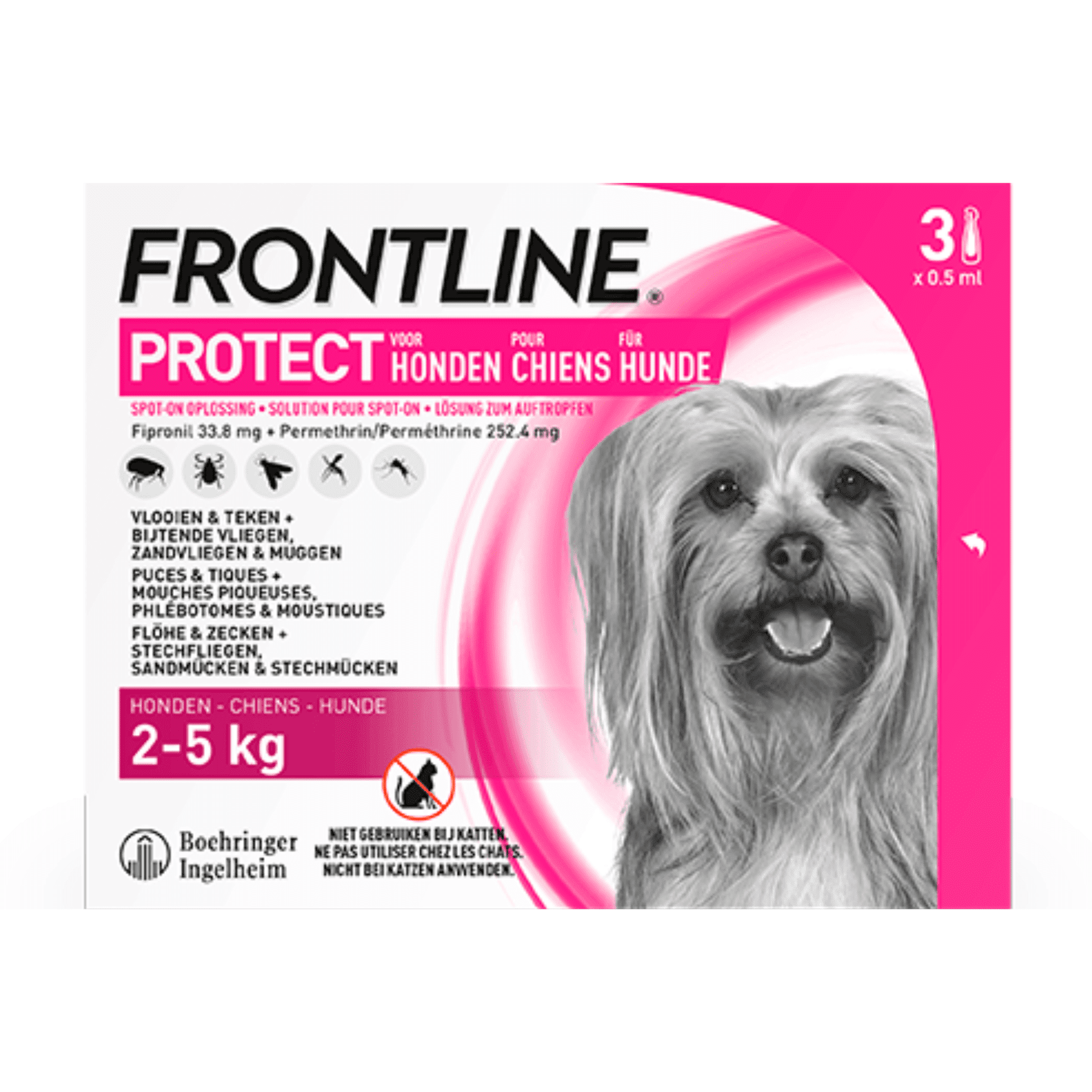 Frontline Protect Hond 2-5 kg