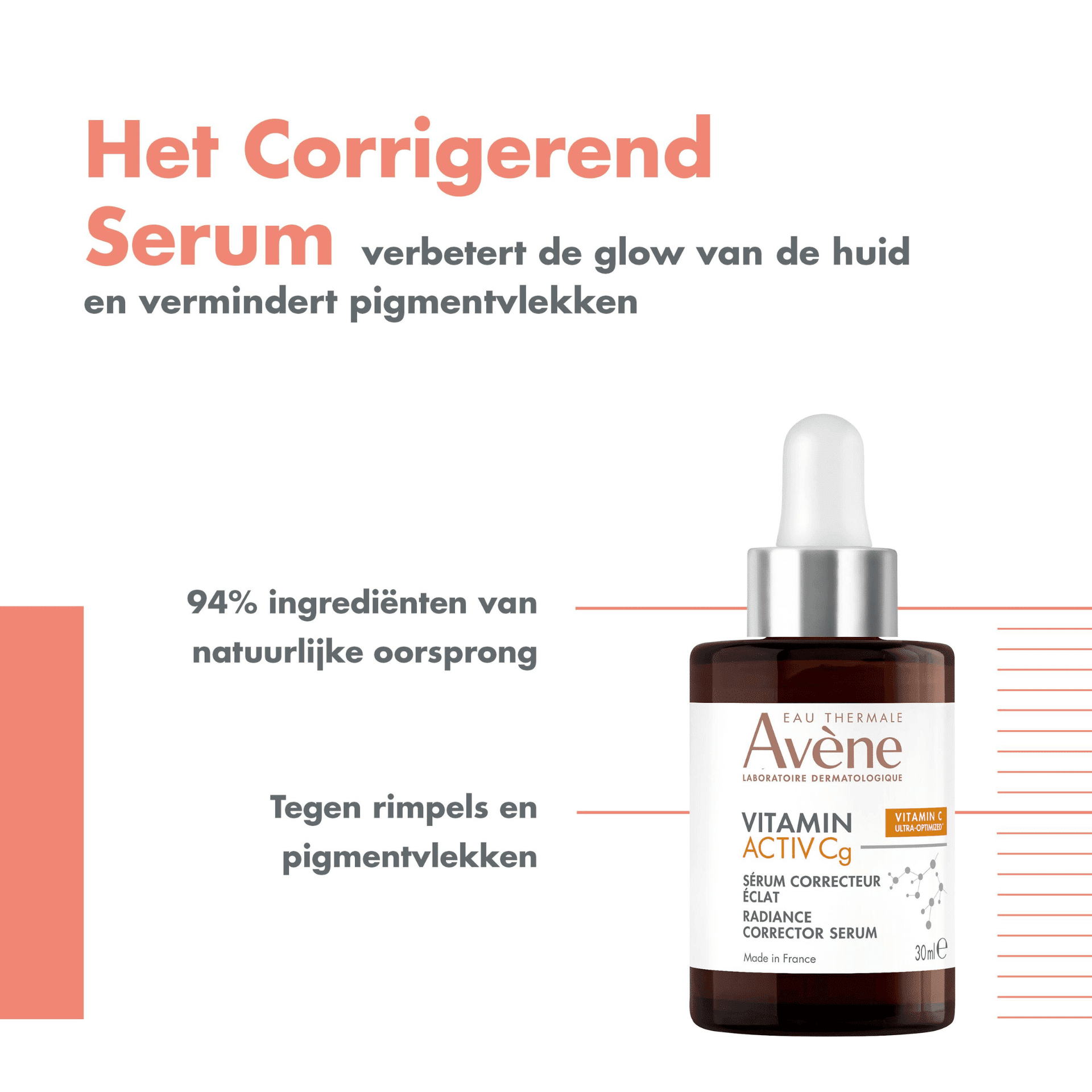 Avène Vitamin Activ Cg Corrigerend Serum voor een Stralende Huid Avène Vitamin Activ Cg Corrigerend Serum voor een Stralende Huid
