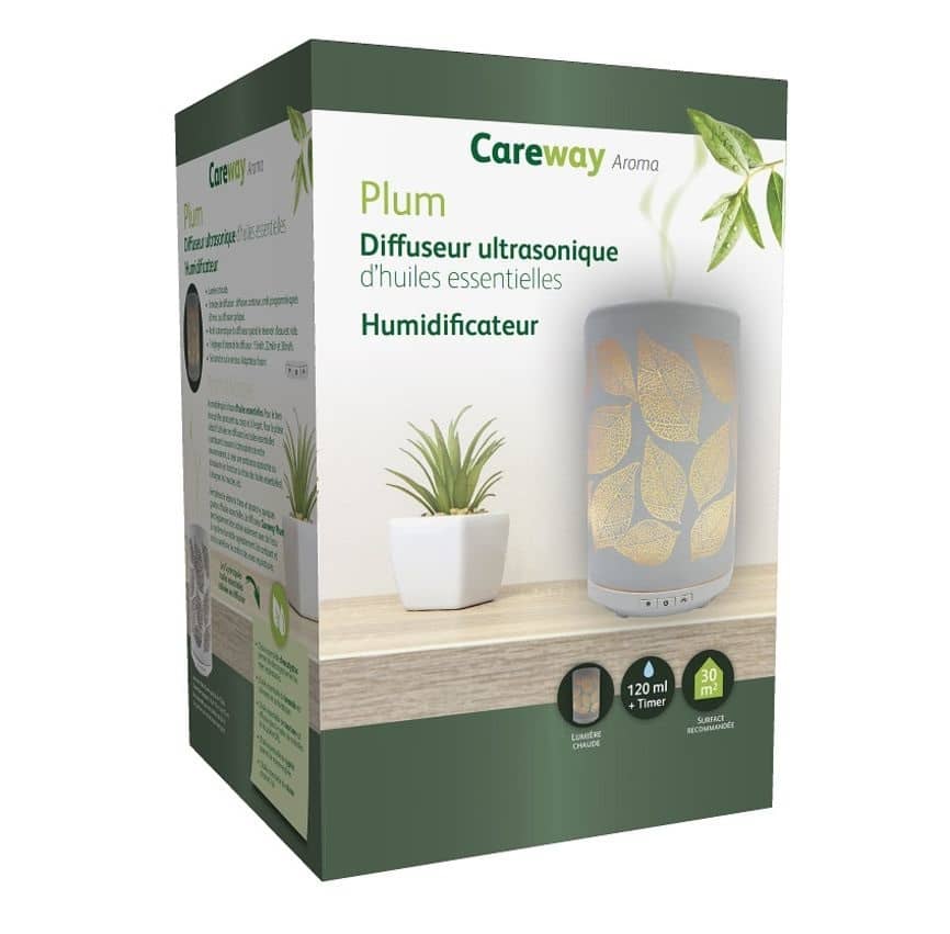 Careway Aroma Plum Ultrasone Verstuiver Glas