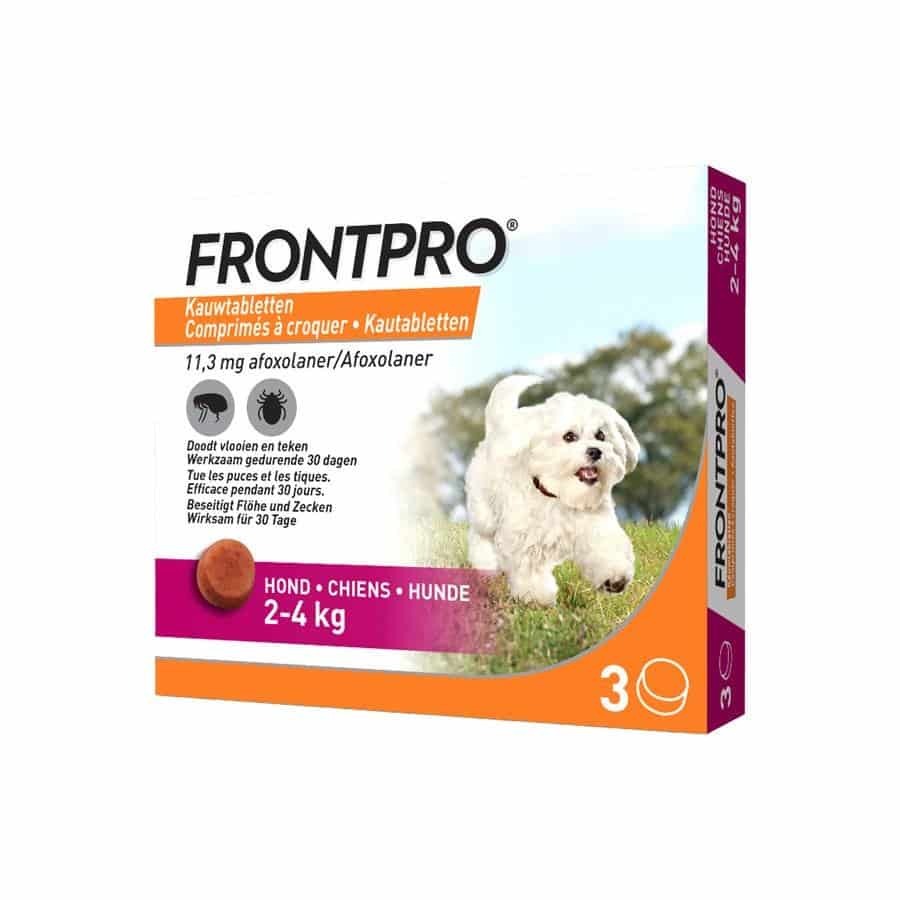 Frontpro Kauwtabletten 11 mg Hond 2-4 kg