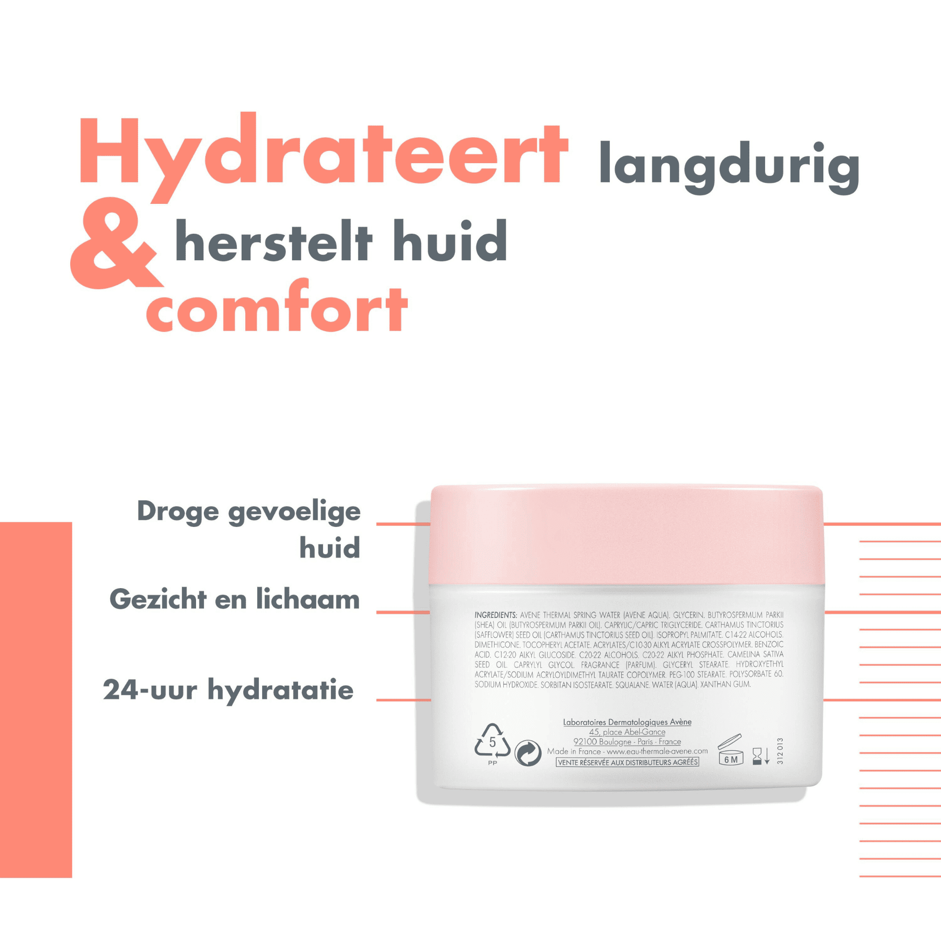 Avène Body Hydraterende Smeltende Balsem Avène Body Hydraterende Smeltende Balsem