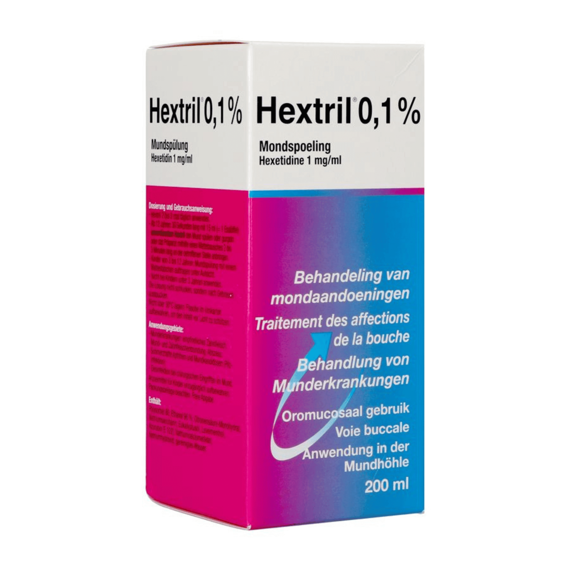 Hextril 0,1% Mondspoeling Hextril 0,1% Mondspoeling