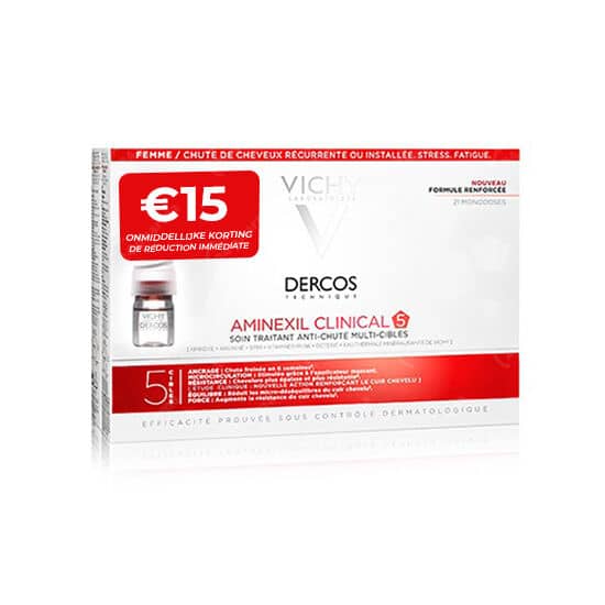 Vichy Dercos Aminexil Clinical C5 Ampullen Women Promo -€15