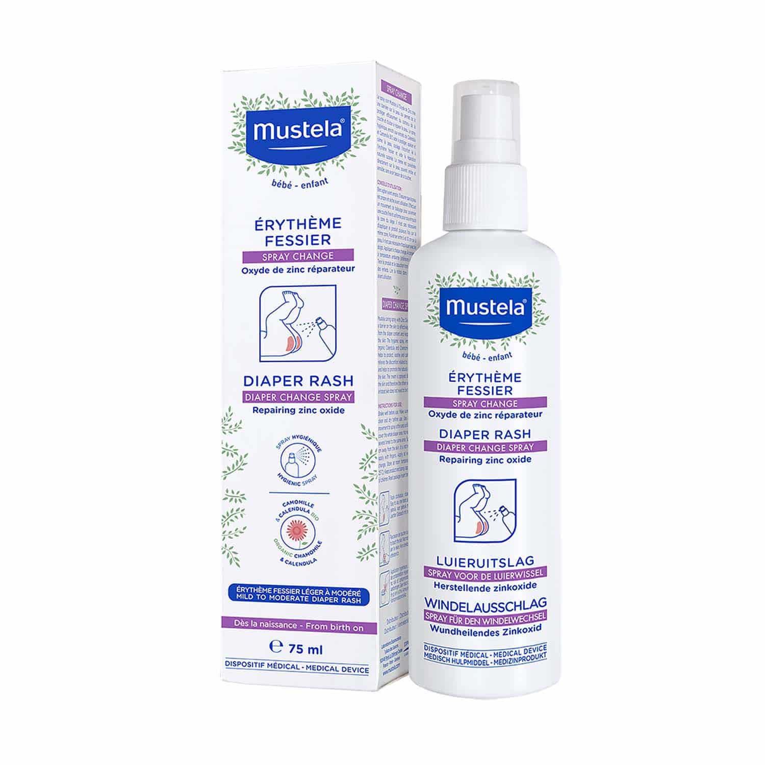 Mustela Ch Spray Change 75ml Mustela Ch Spray Change 75ml