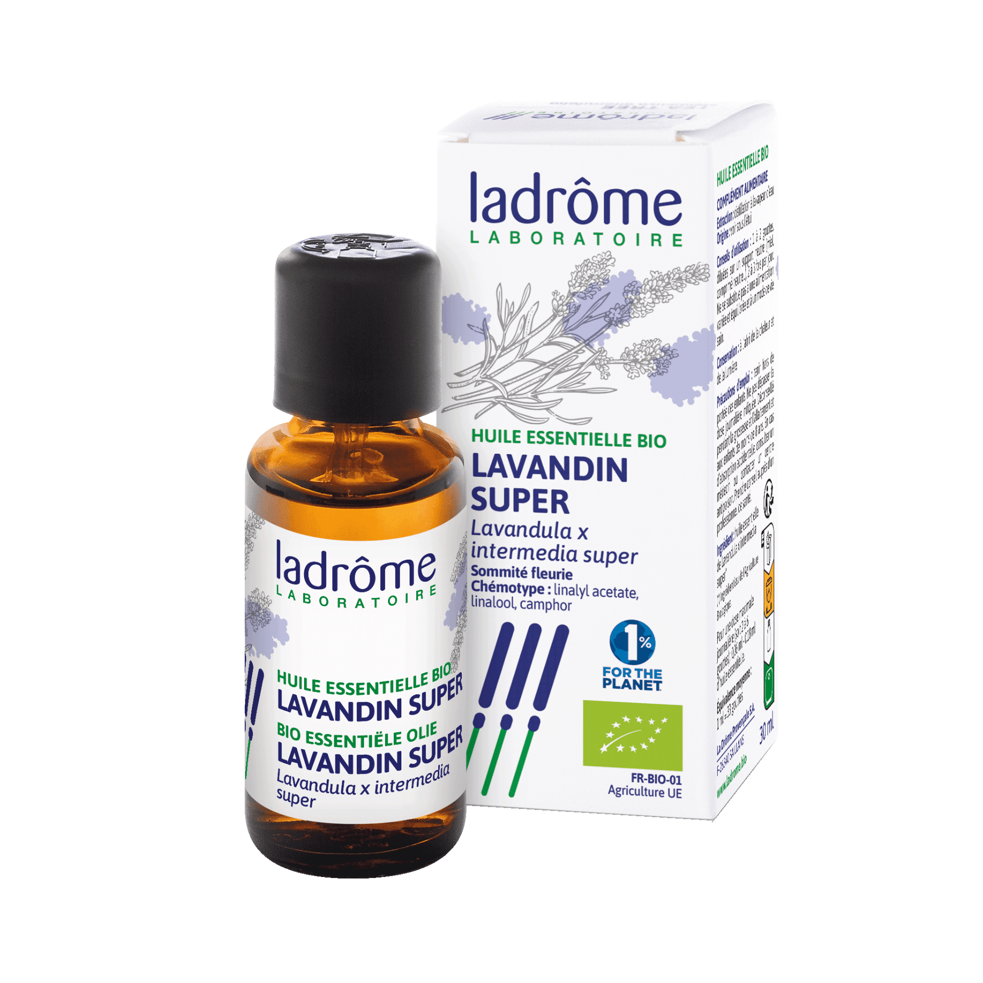 Ladrôme Bio Essentiële Olie Lavandin Super
