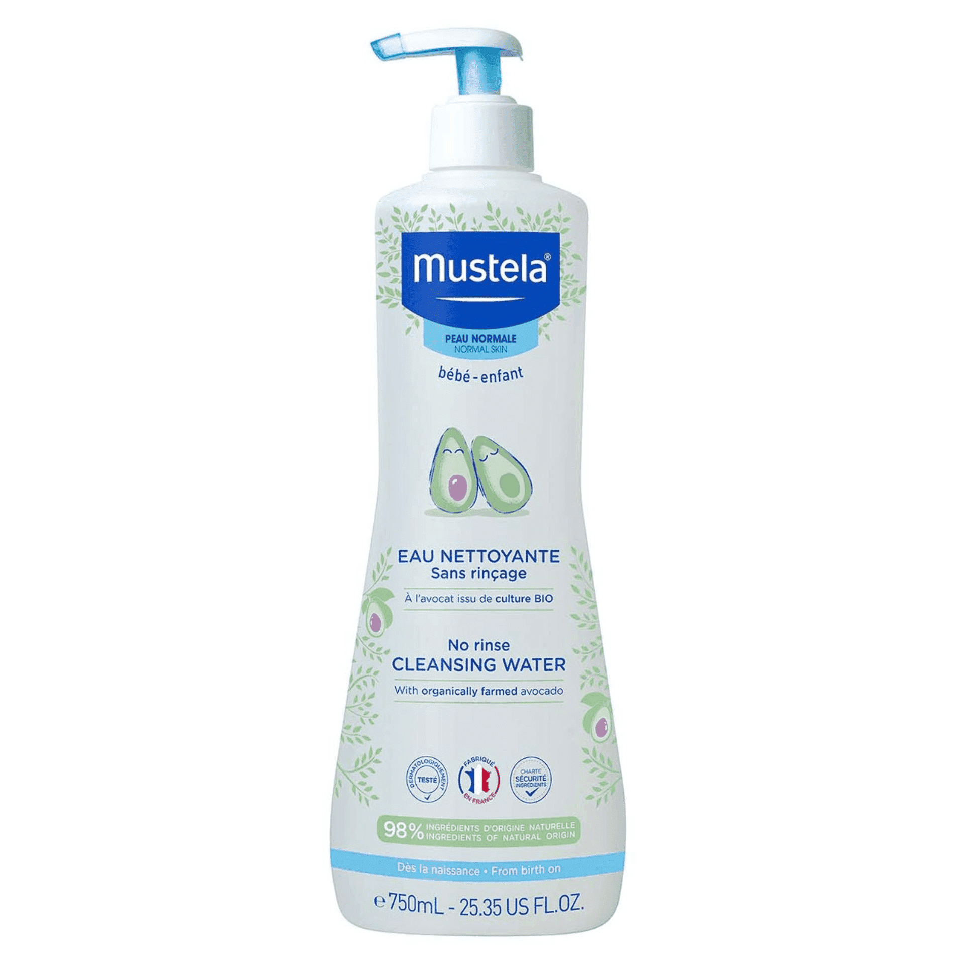 Mustela Baby Reinigend Water zonder Spoelen