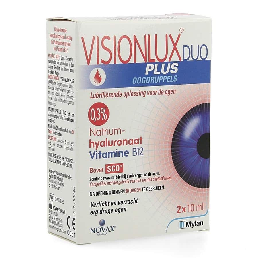 Visionlux Plus Oogdruppels Duo Visionlux Plus Oogdruppels Duo
