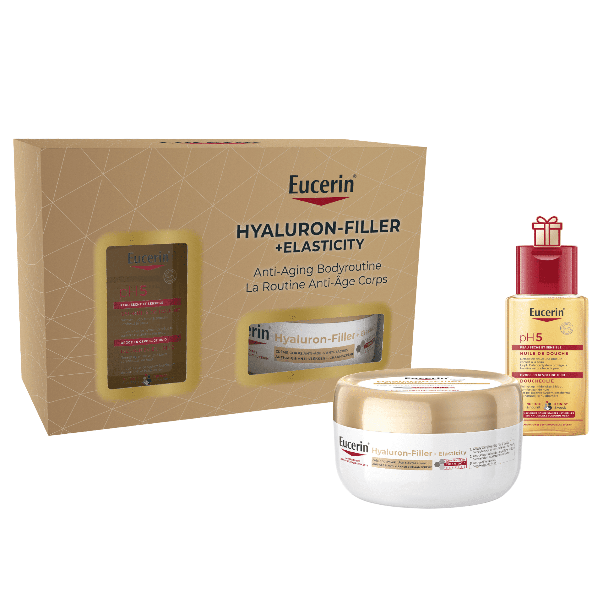 Eucerin Hyaluron-Filler + Elasticity Lichaamscrème Geschenkset Eucerin Hyaluron-Filler + Elasticity Lichaamscrème Geschenkset