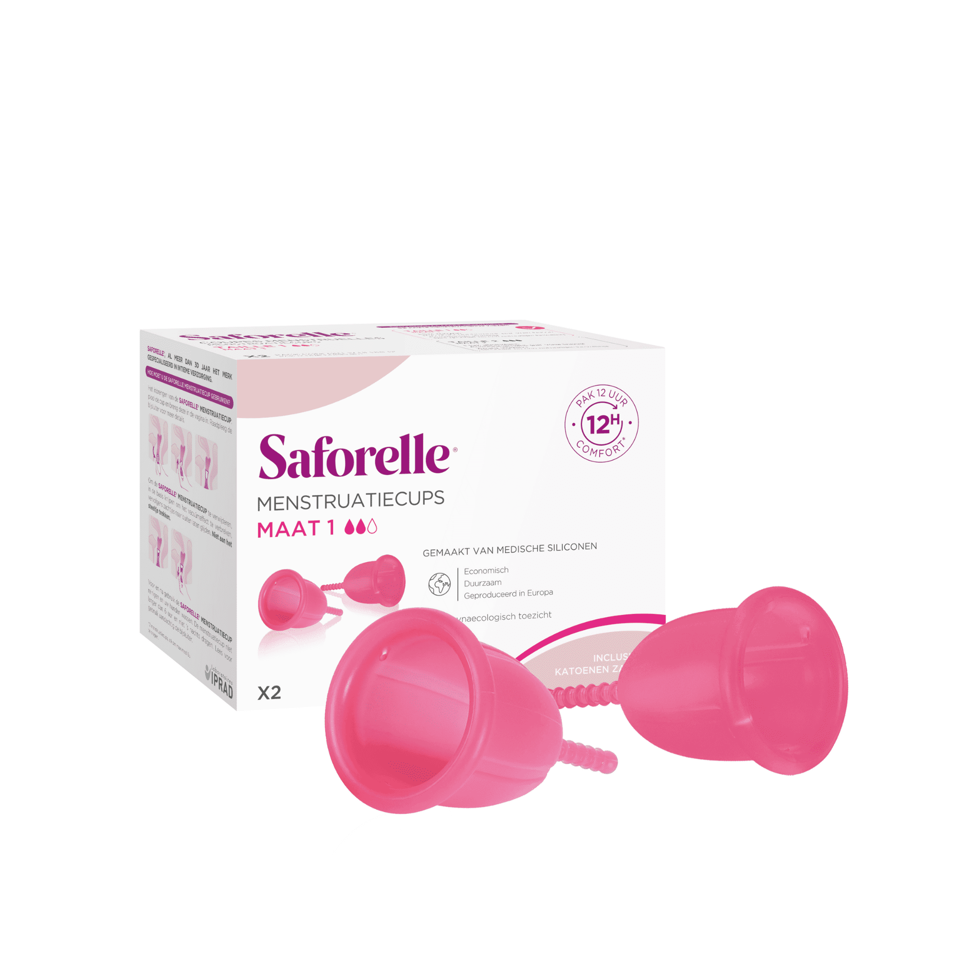 Saforelle Menstruatiecups Roze Saforelle Menstruatiecups Roze