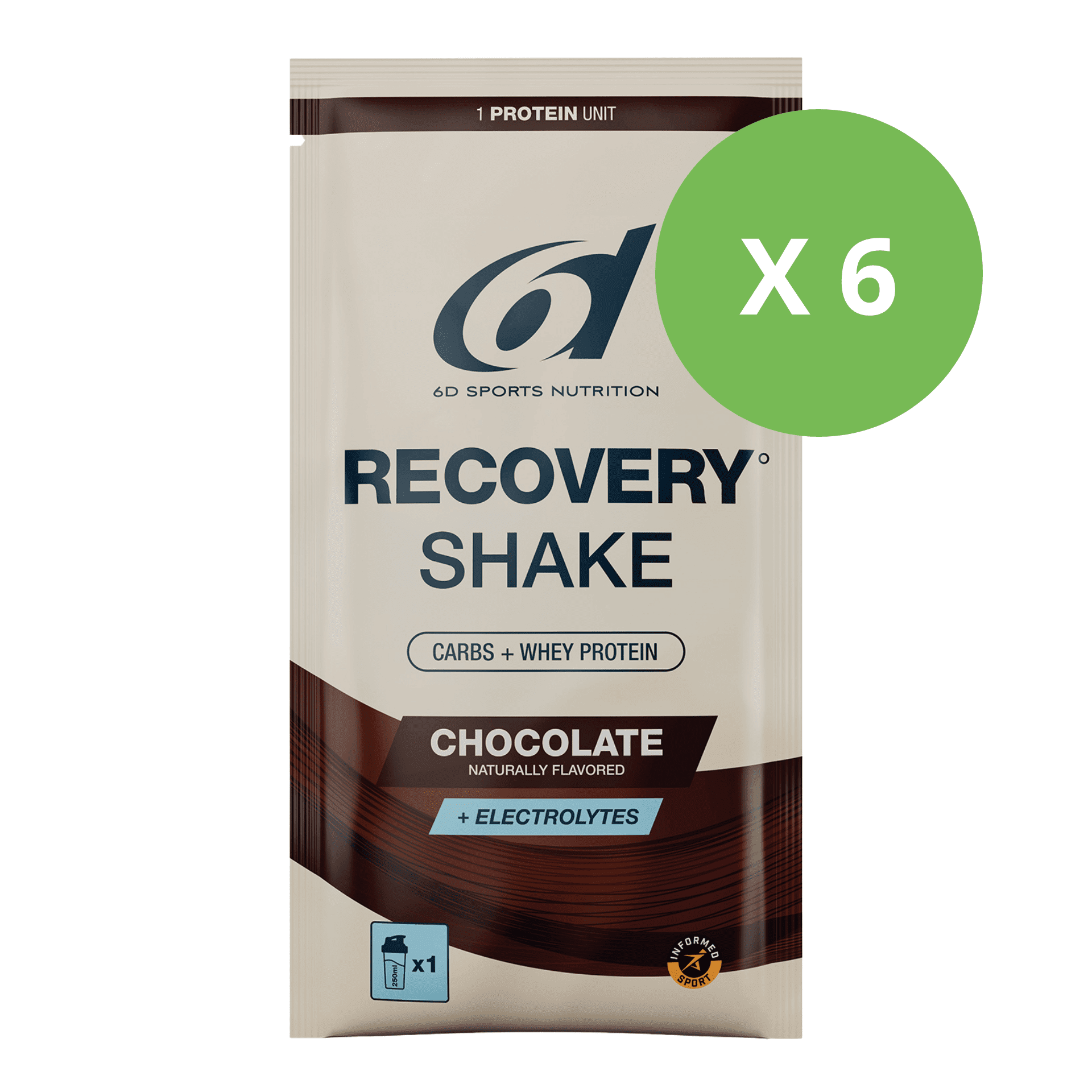 6d Recovery Shake Unidose 6 x 85 g 6d Recovery Shake Unidose 6 x 85 g