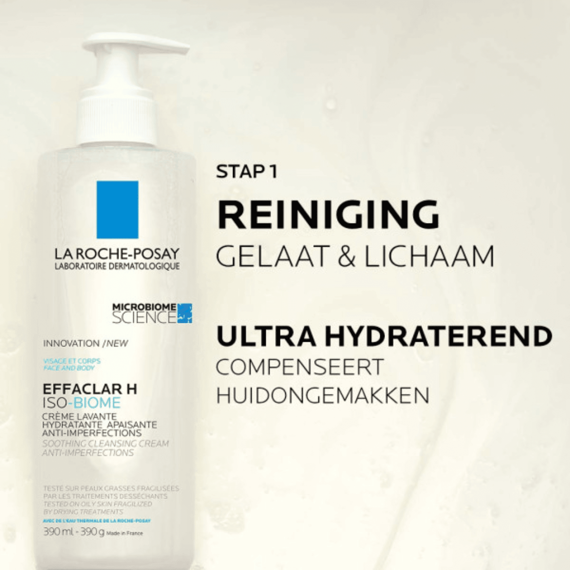 La Roche-Posay Effaclar H Iso-Biome Reinigingscrème La Roche-Posay Effaclar H Iso-Biome Reinigingscrème