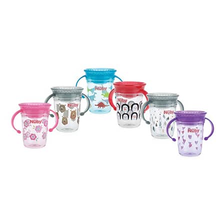 Nuby 360Â° Wonder Cup met Handvatten Tritan 240 ml 6+