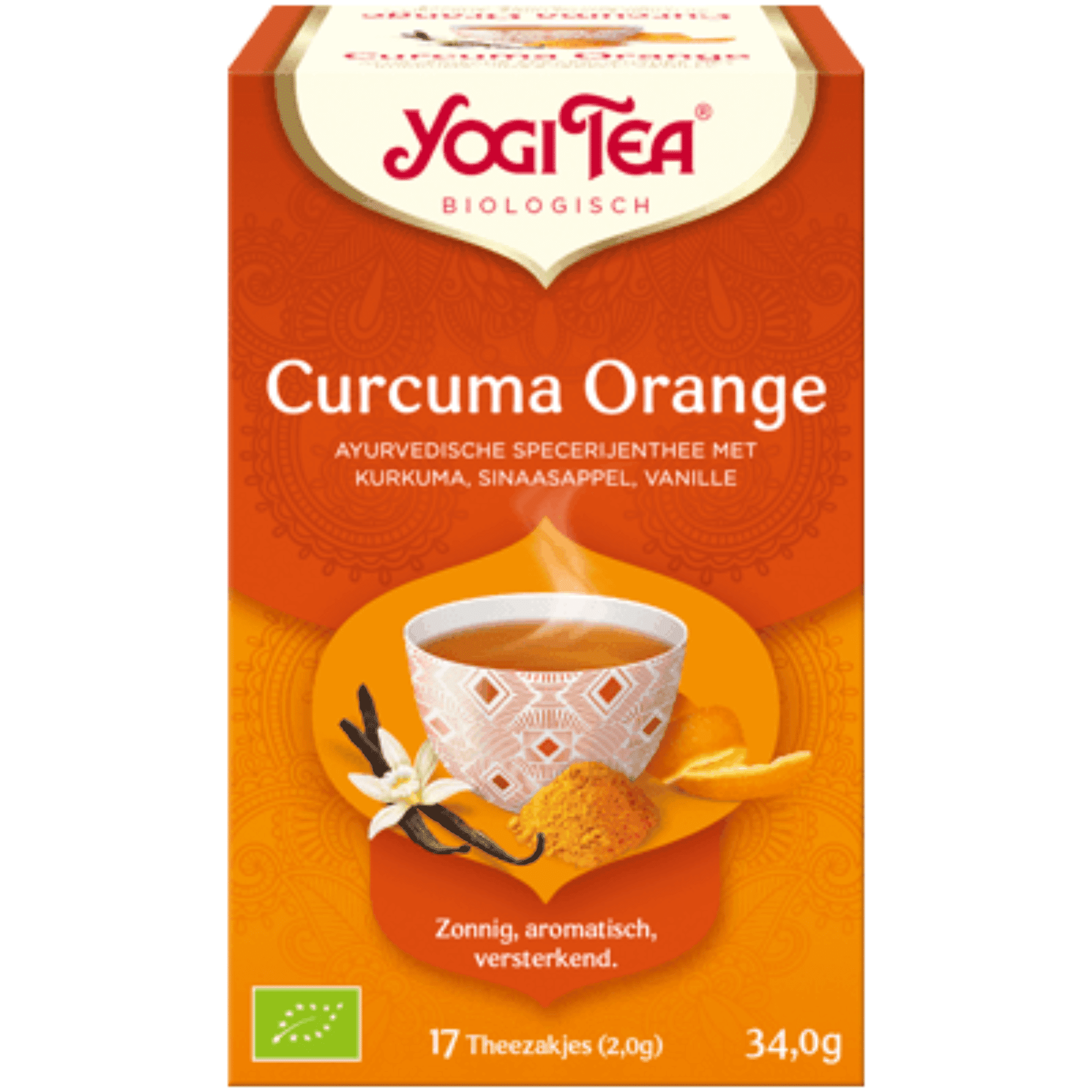 Yogi Tea Curcuma Orange 17 zakjes Yogi Tea Curcuma Orange 17 zakjes