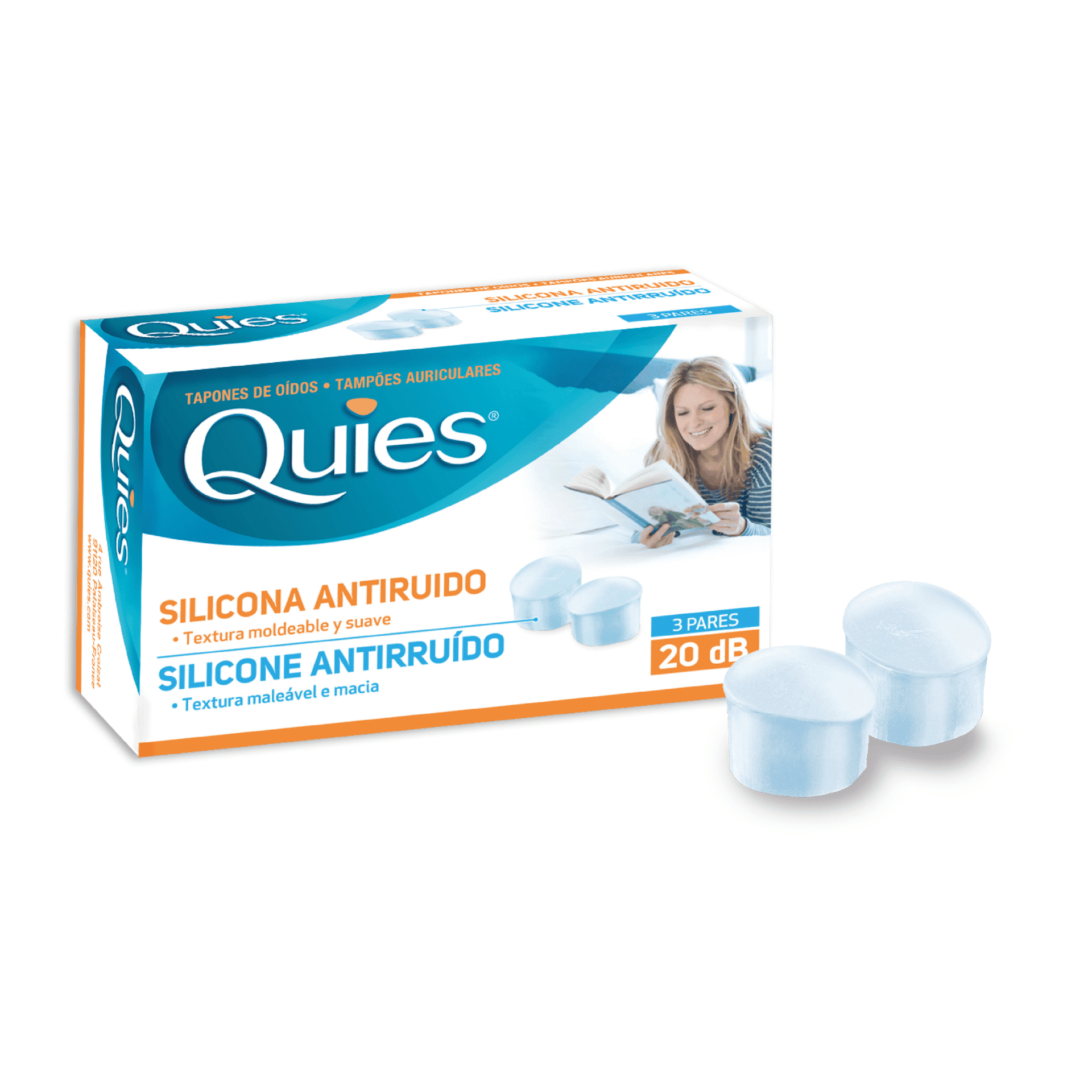 Quies Gehoorbescherming Silicone tegen Lawaai Quies Gehoorbescherming Silicone tegen Lawaai