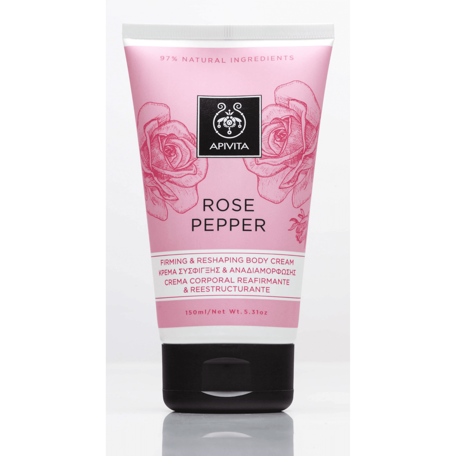 Apivita Verstevigende Lichaamscrème Rose & Pepper 150 ml Apivita Verstevigende Lichaamscrème Rose & Pepper 150 ml