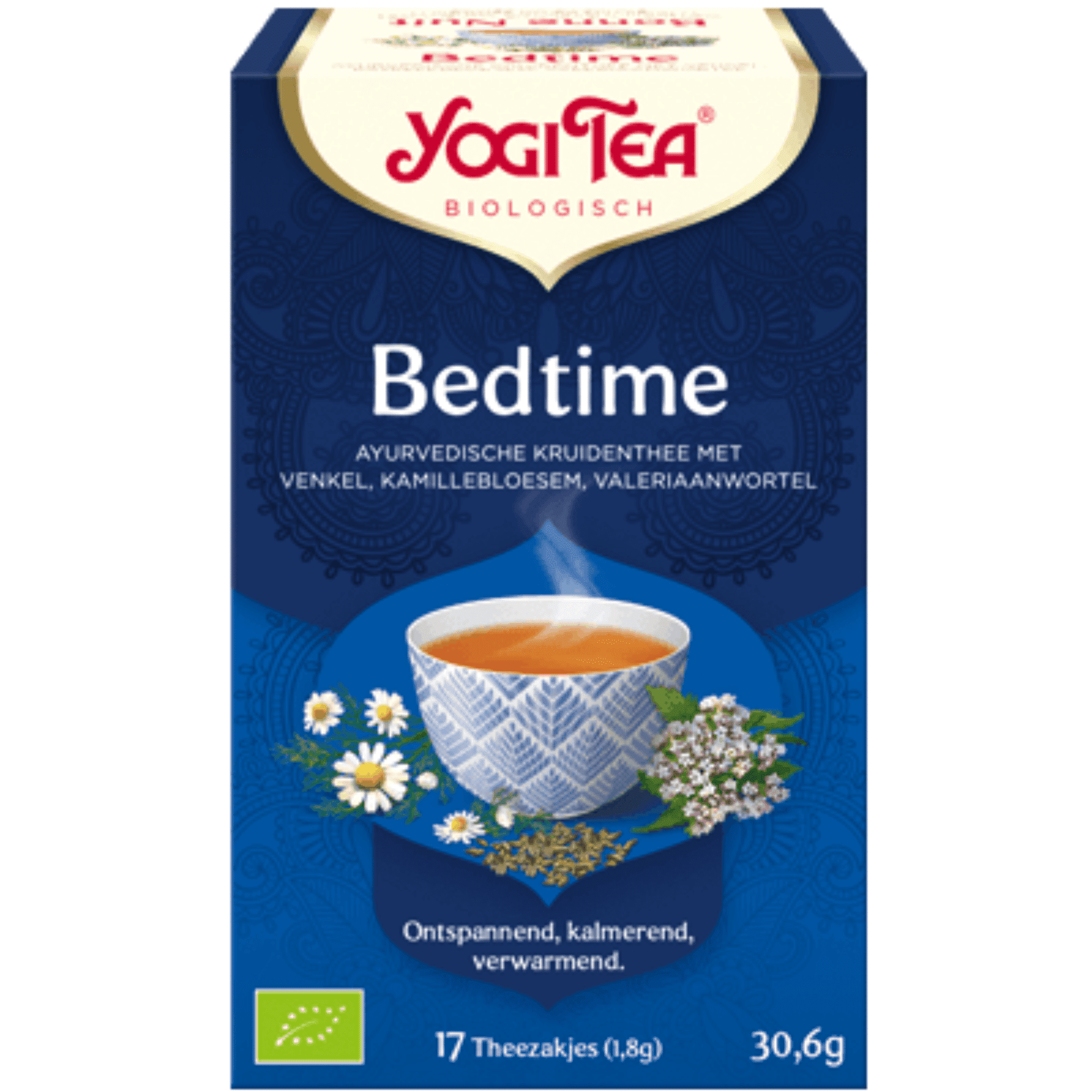 Yogi Tea Bedtime Thee Blauw 17 zakjes Yogi Tea Bedtime Thee Blauw 17 zakjes