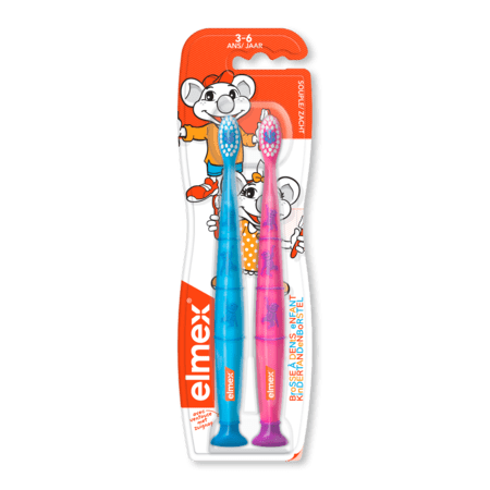 Elmex Brosse Dents Enfant 3-6a Souple Duopack Elmex Brosse Dents Enfant 3-6a Souple Duopack