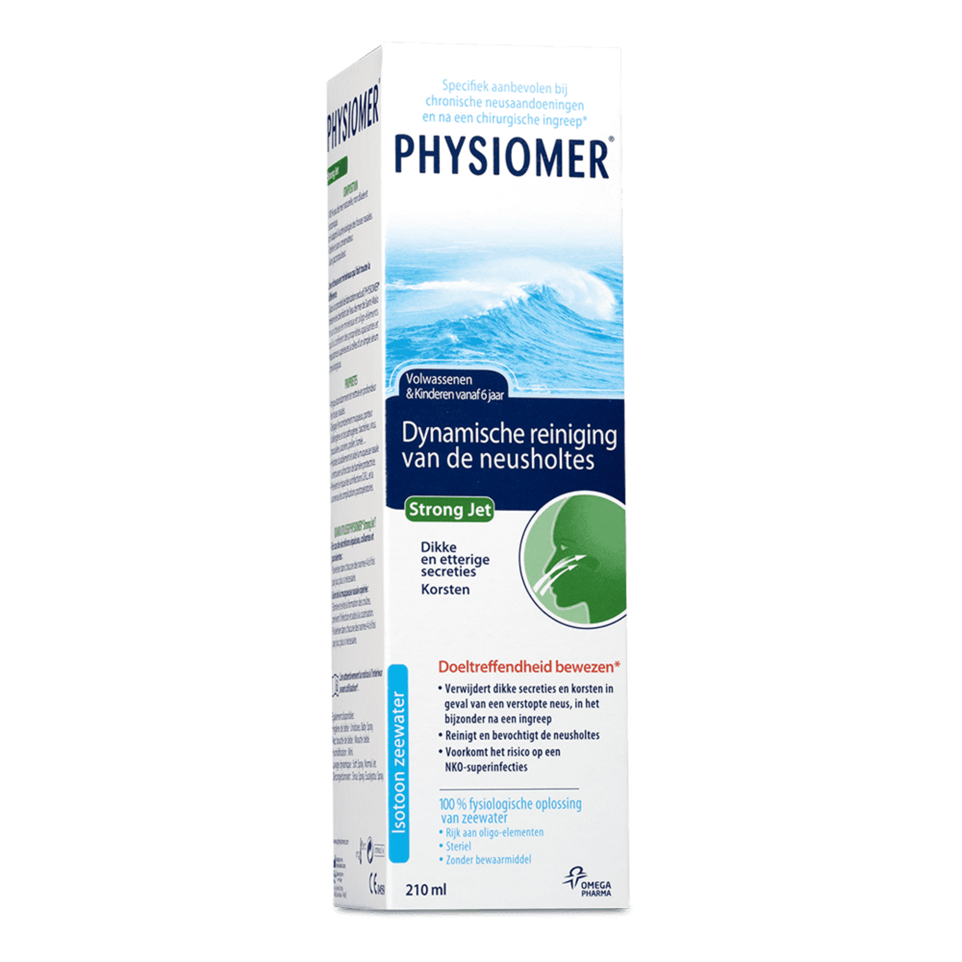 Physiomer Strong Jet Rinçage Nasal pour Rhinosinus 210 ml