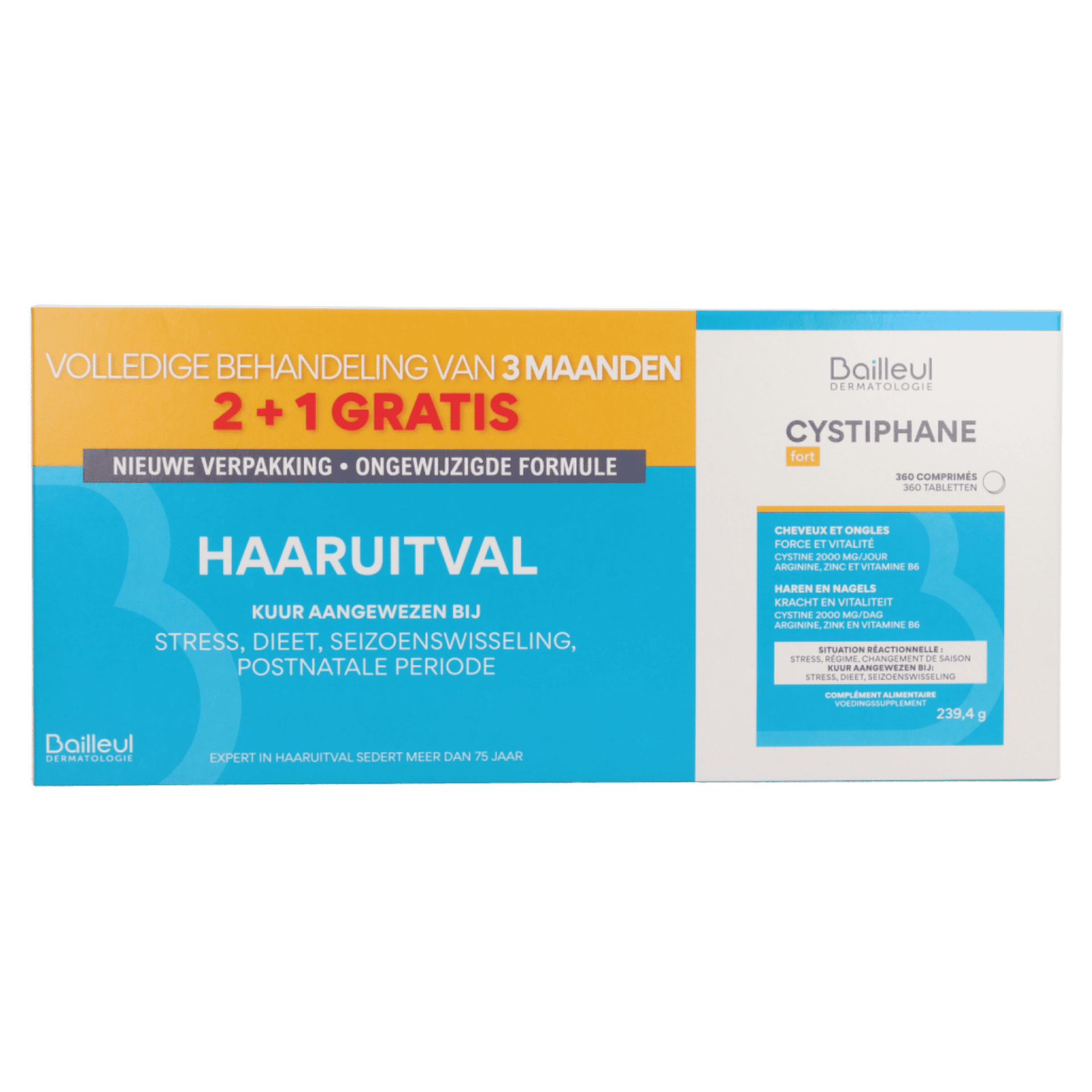 Cystiphane Biorga 2 X 120 Caps + 120 Caps Gratuit Cystiphane Biorga 2 X 120 Caps + 120 Caps Gratuit