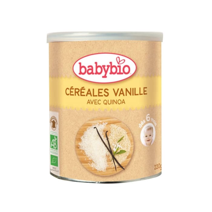 Babybio Vanillegranen met Quinoa 6+ Babybio Vanillegranen met Quinoa 6+