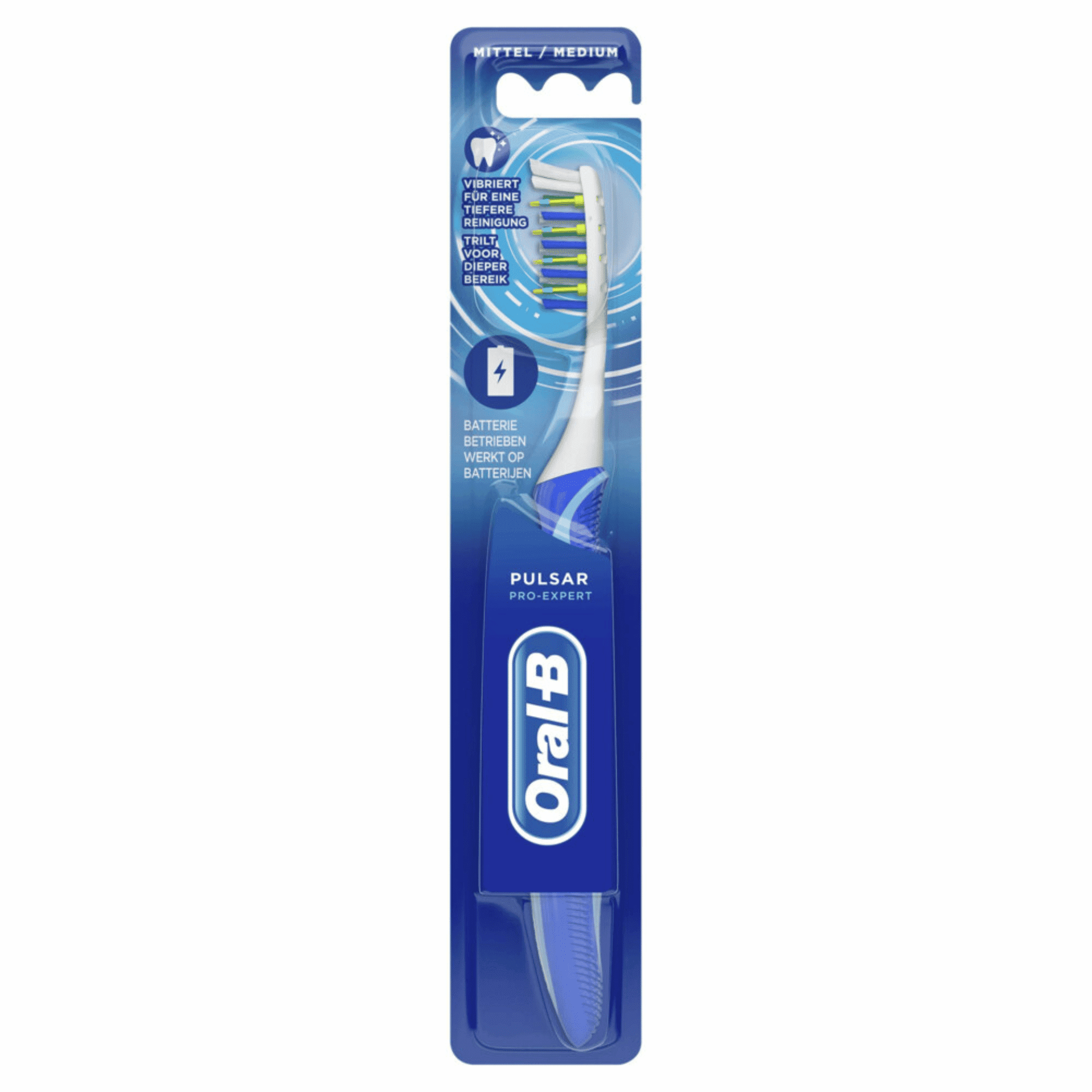 Oral-B Pro-Expert Pulsar Tandenborstel + Batterij Medium Oral-B Pro-Expert Pulsar Tandenborstel + Batterij Medium