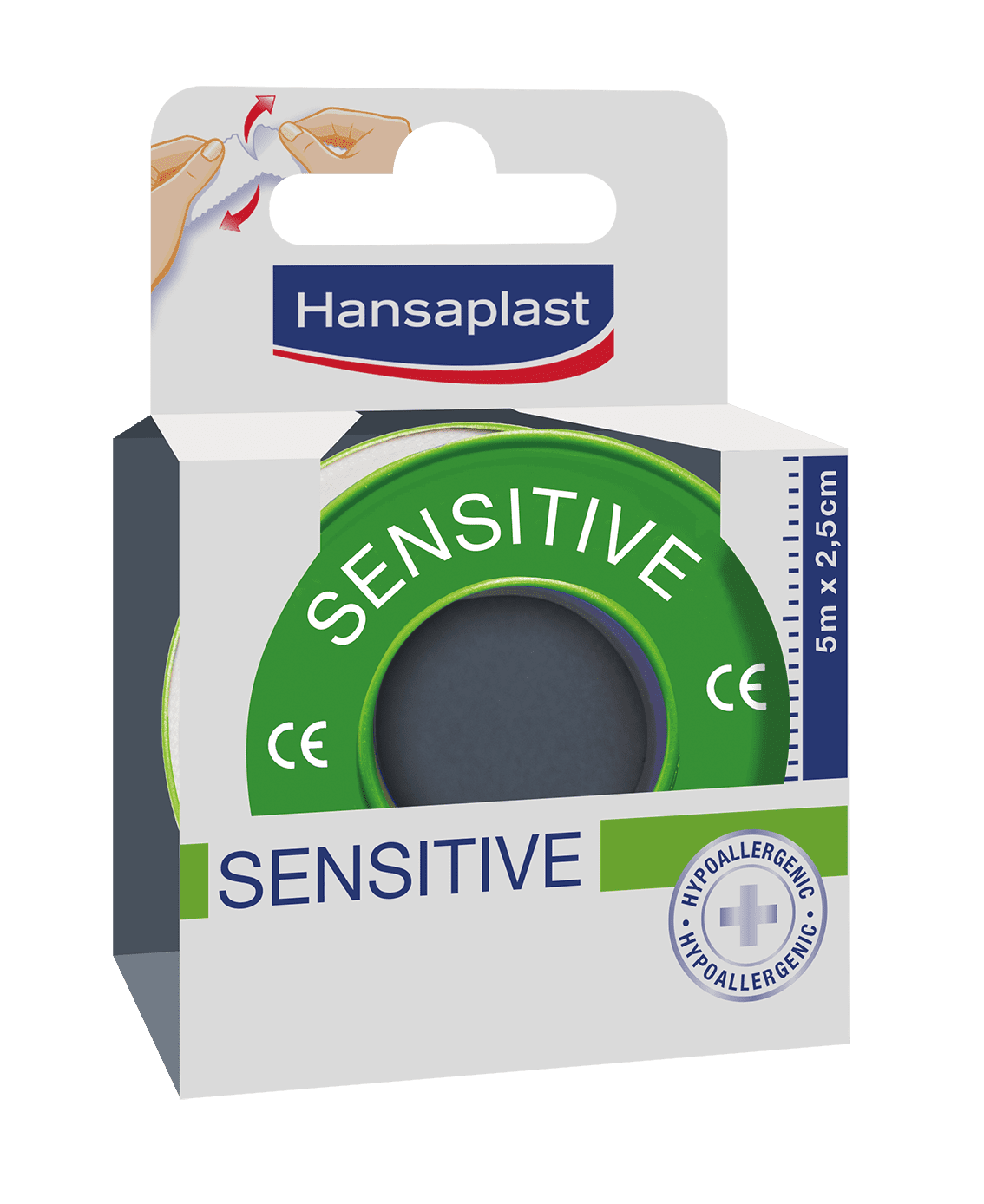 Hansaplast Fixation Sensitive Tape 5 m x 2,5 cm