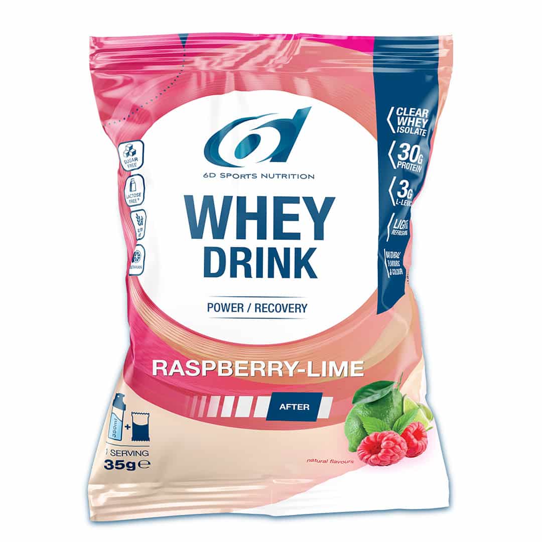 6D Sports Nutrition Whey Drink Raspberry & Lime 