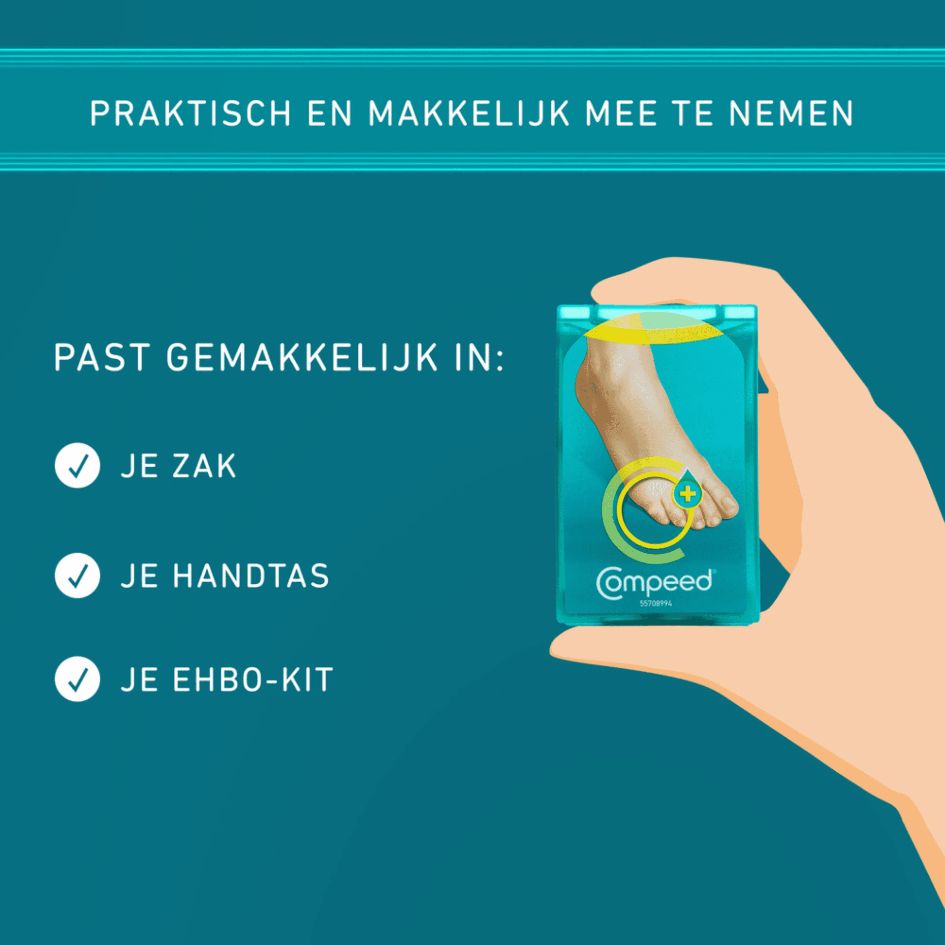 Compeed Hydraterende Likdoornpleisters Medium