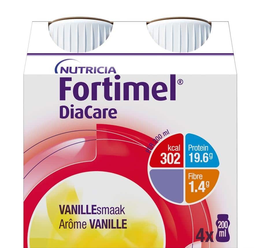 Fortimel DiaCare goût vanille Bouteilles 4x200ml Fortimel DiaCare goût vanille Bouteilles 4x200ml