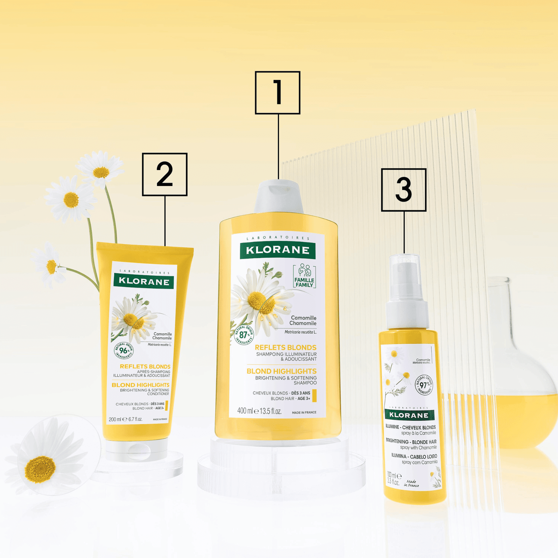 Klorane Kamille Conditioner voor Blonde Highlights