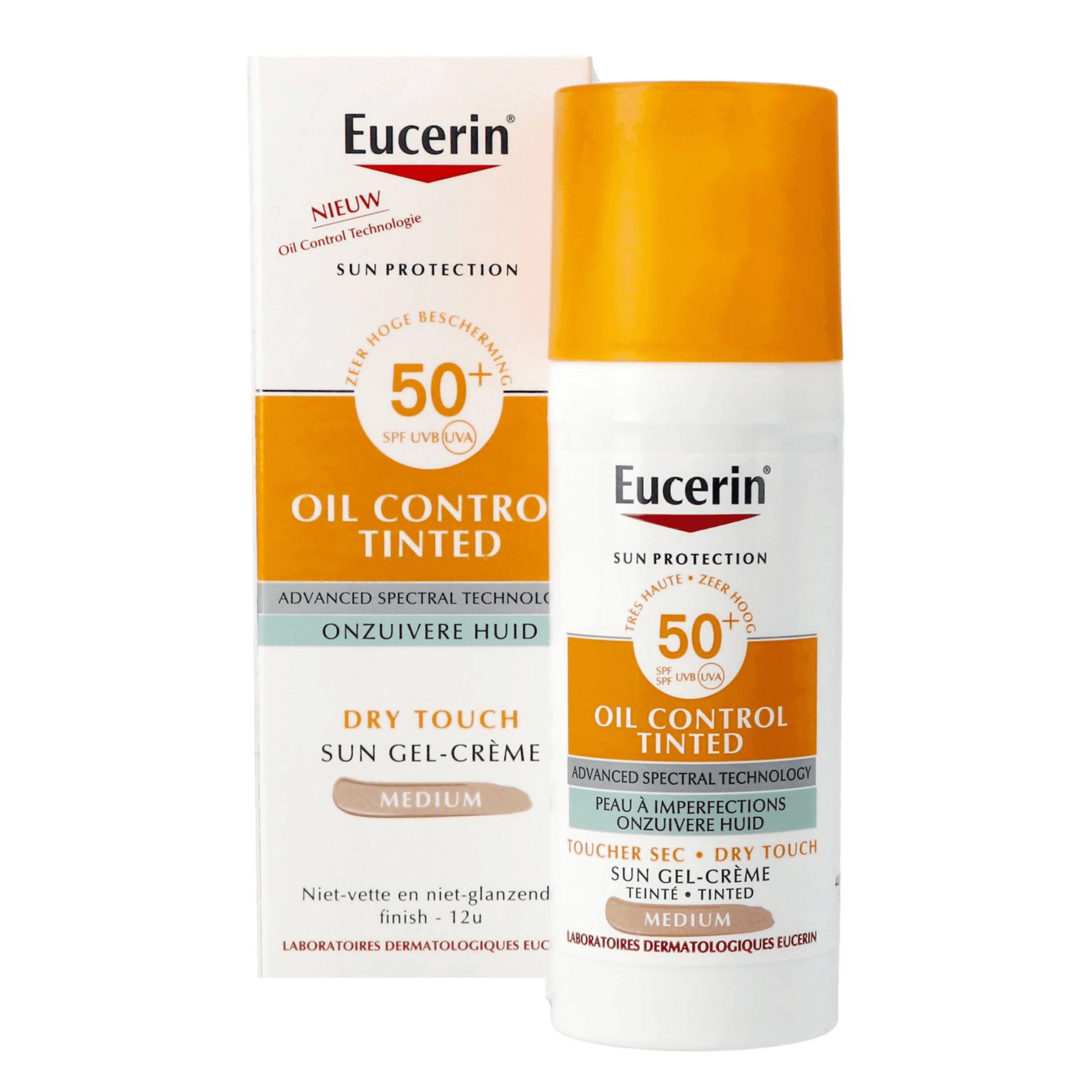 Eucerin Oil Control Tinted Dry Touch Sun Gel-Crème SPF 50+ Medium Eucerin Oil Control Tinted Dry Touch Sun Gel-Crème SPF 50+ Medium