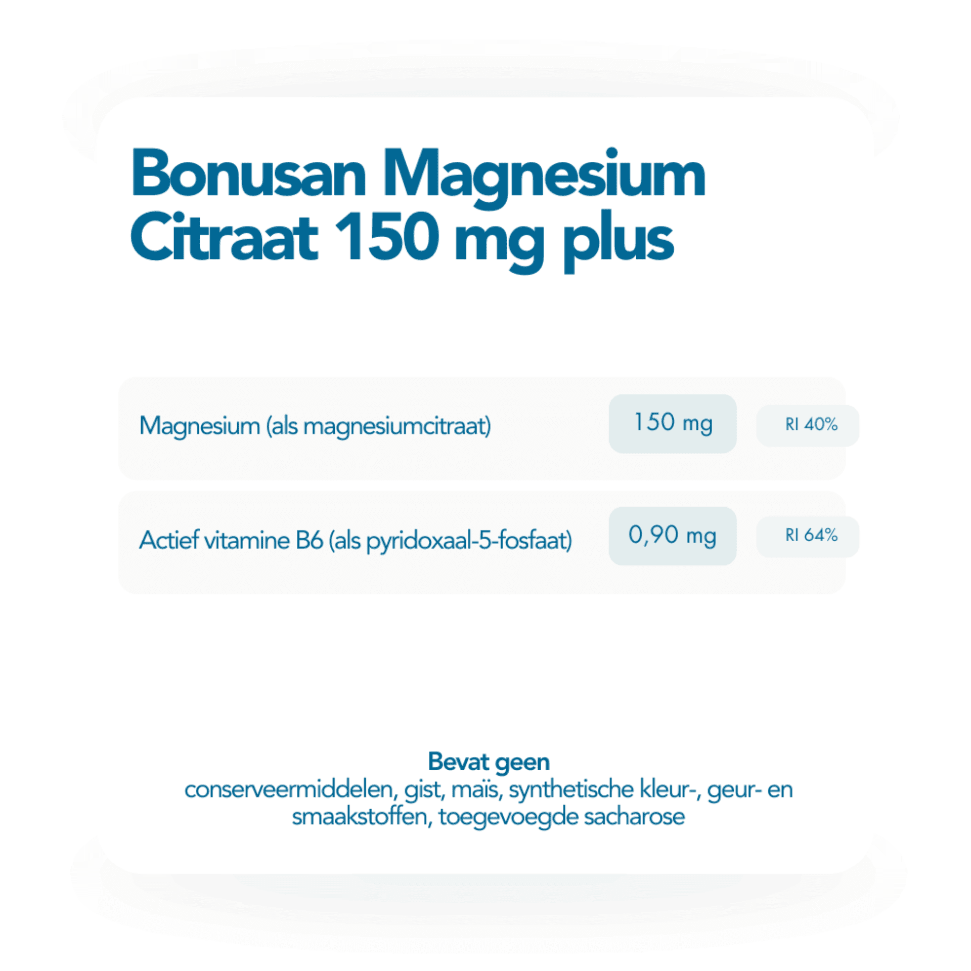 Bonusan Magnesium Citraat 150 mg Plus (ref. 4794)