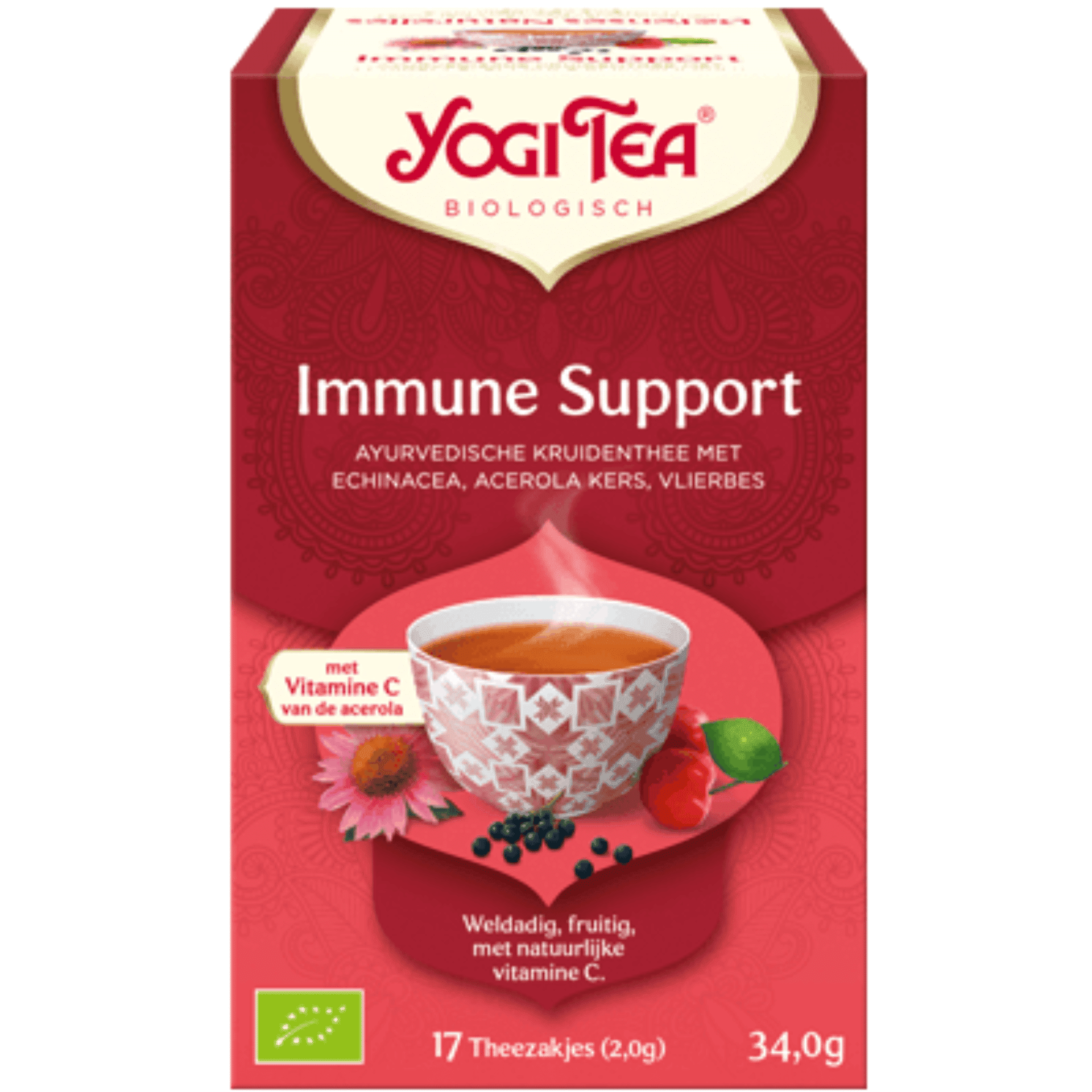 Yogi Tea Immune Support Thee 17 zakjes Yogi Tea Immune Support Thee 17 zakjes