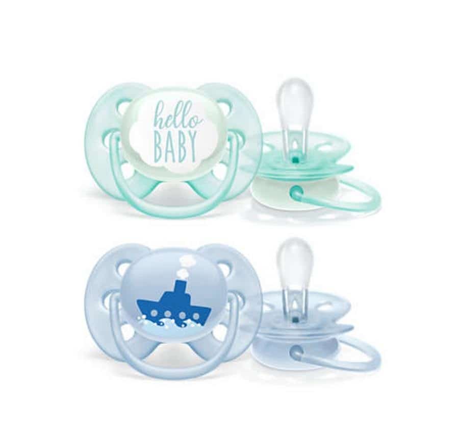 Philips Avent Fopspeen 0m+ Soft Boy Philips Avent Fopspeen 0m+ Soft Boy
