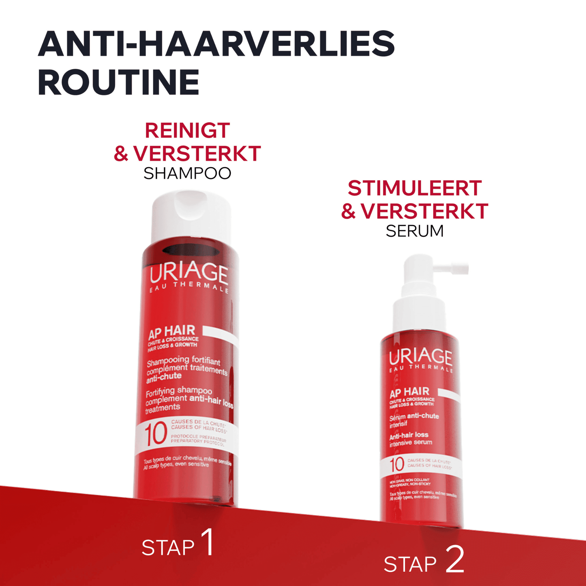 Uriage AP Hair Versterkende Shampoo tegen Haaruitval