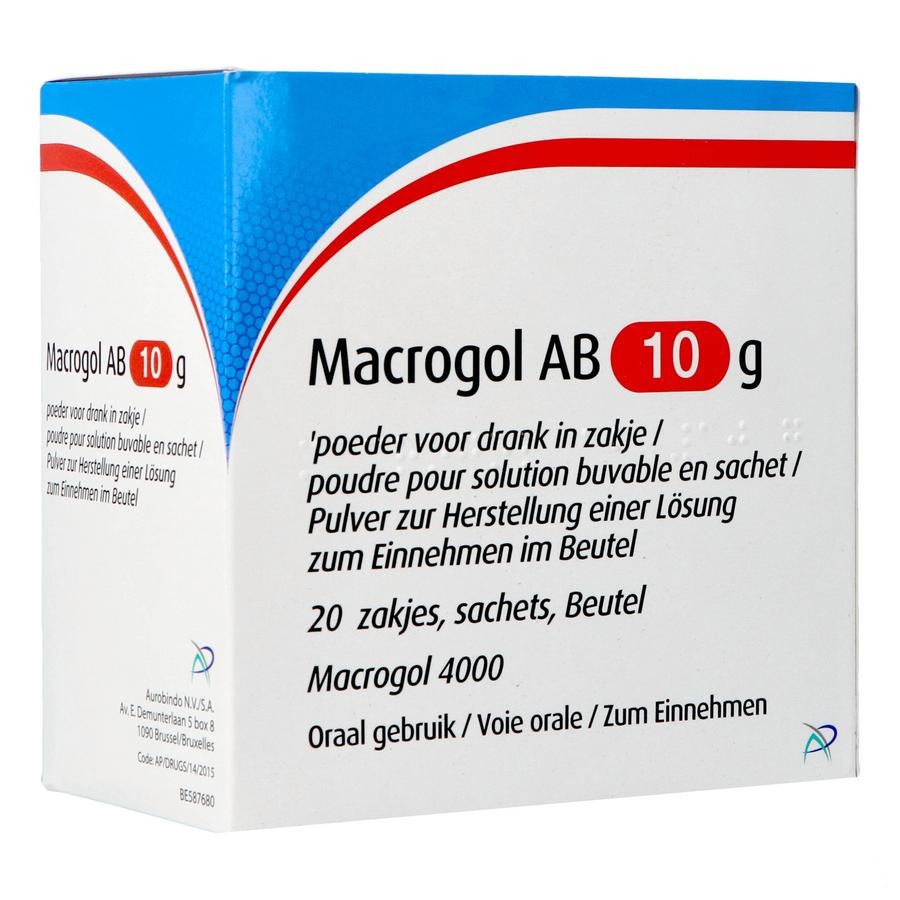 MACROGOL AB 10G PDR 20 SACHES MACROGOL AB 10G PDR 20 SACHES