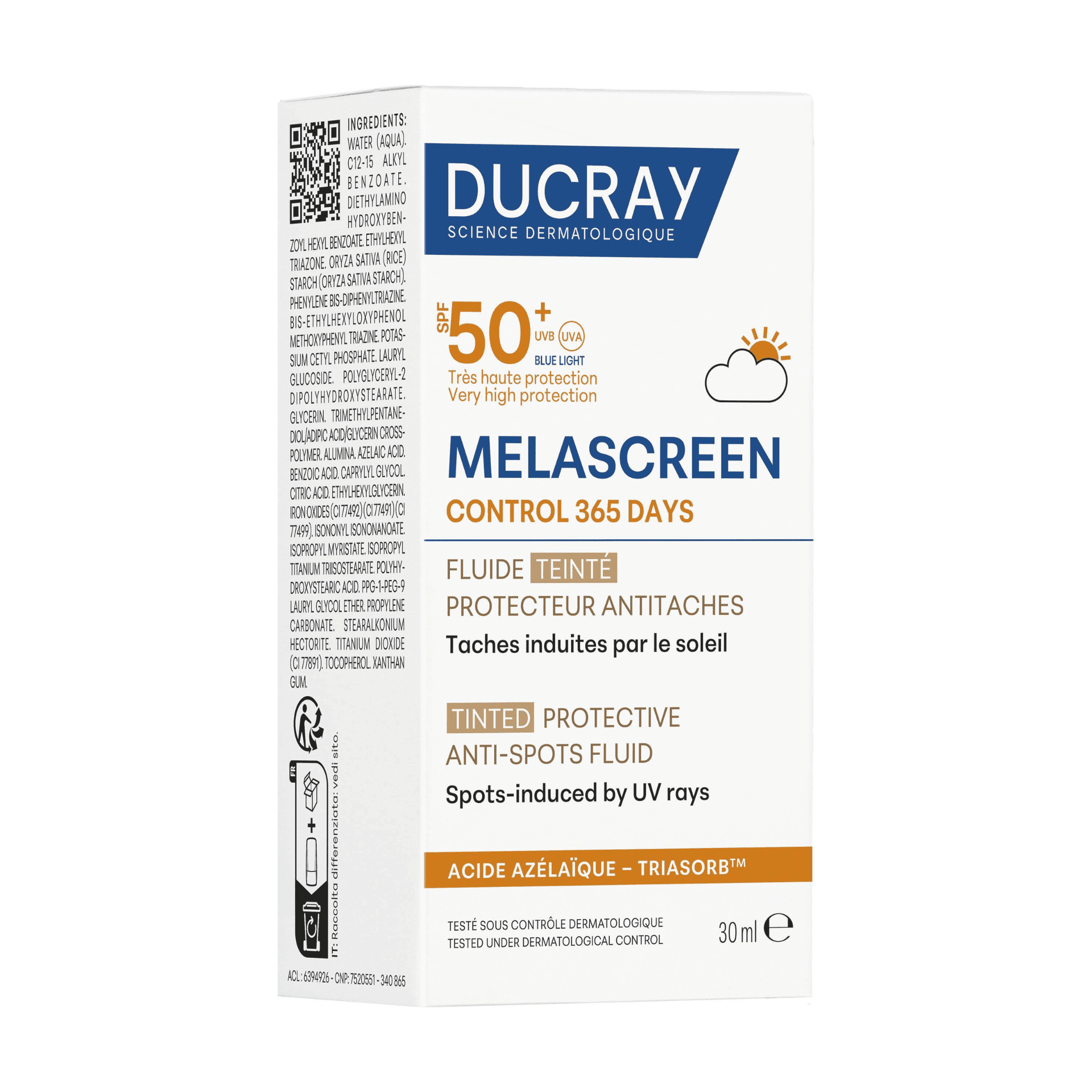 Ducray Melascreen Control 365 Days Getinte Fluid SPF 50+