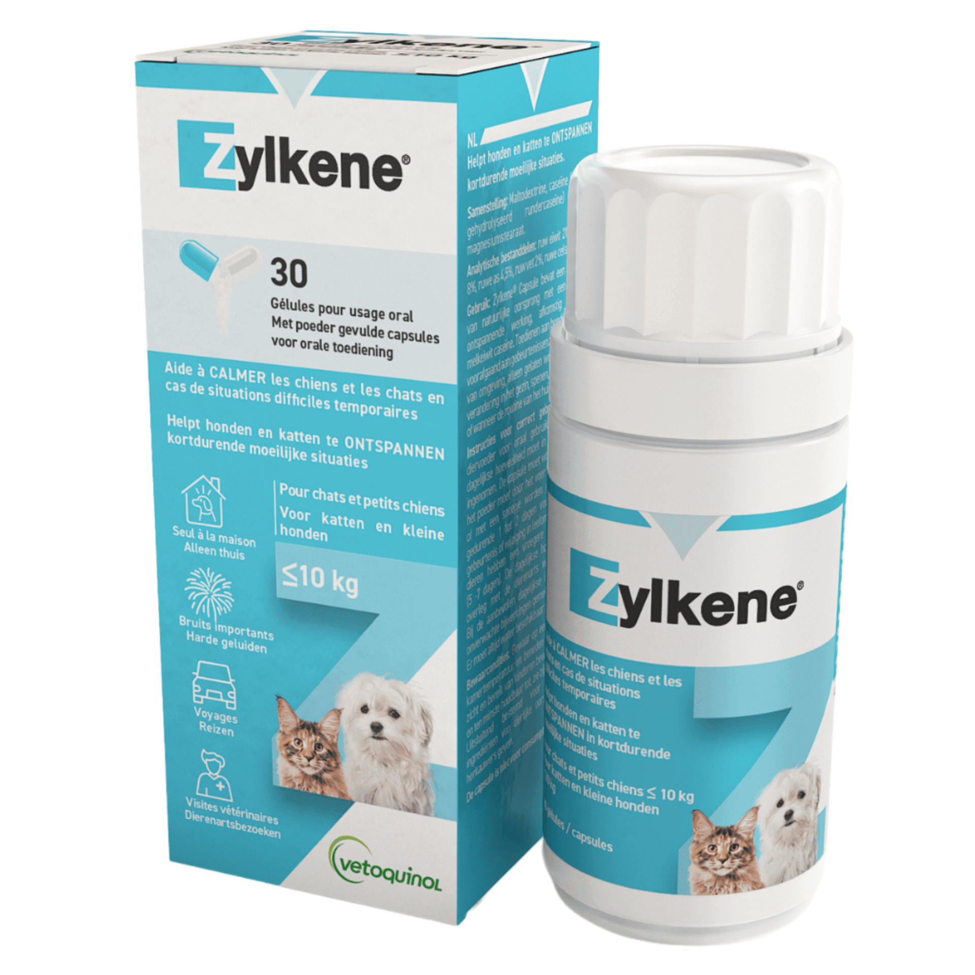 Zylkene Katten en Honden < 10 kg Zylkene Katten en Honden < 10 kg