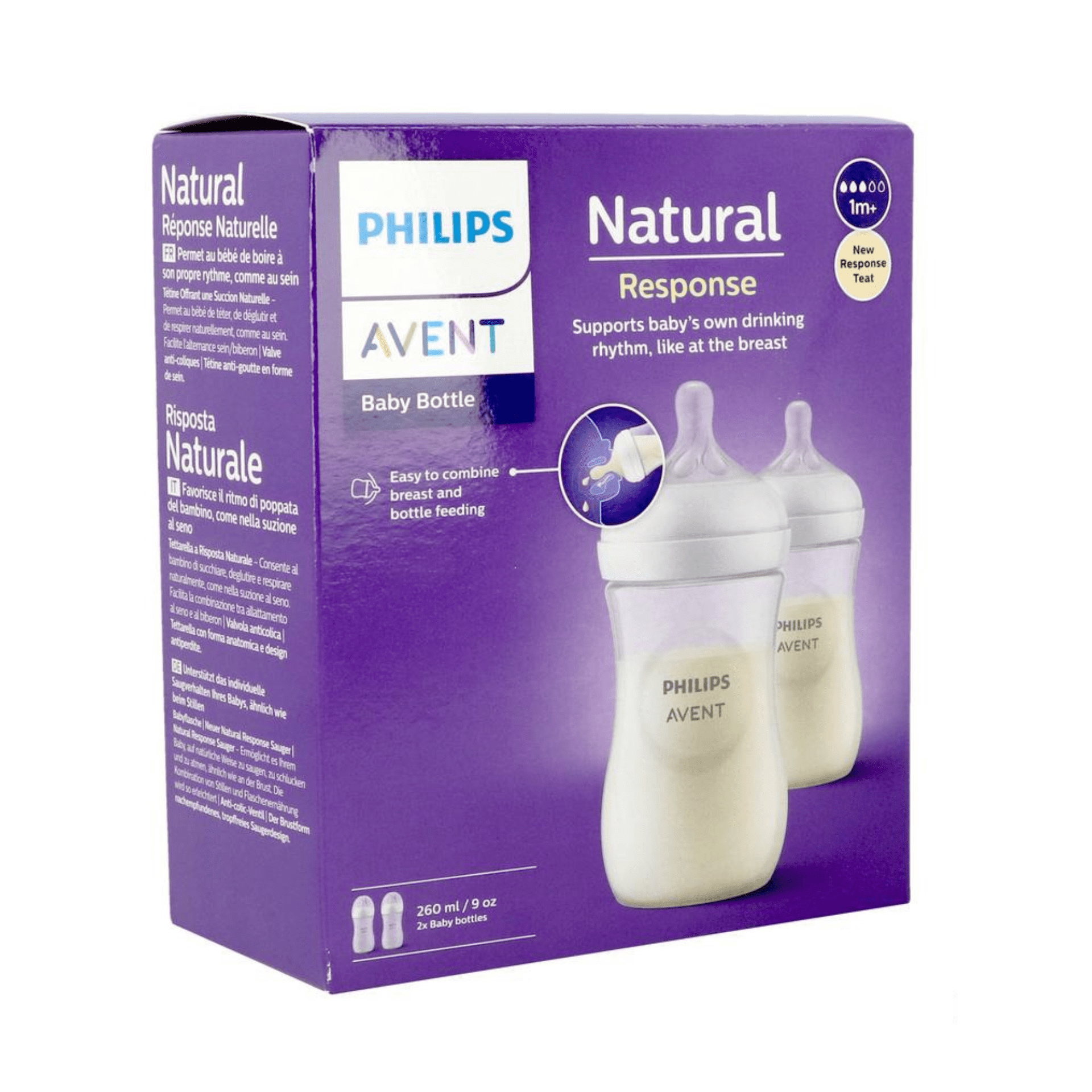 Philips Avent Natural 3.0 Zuigfles Duo 2 x 260 ml