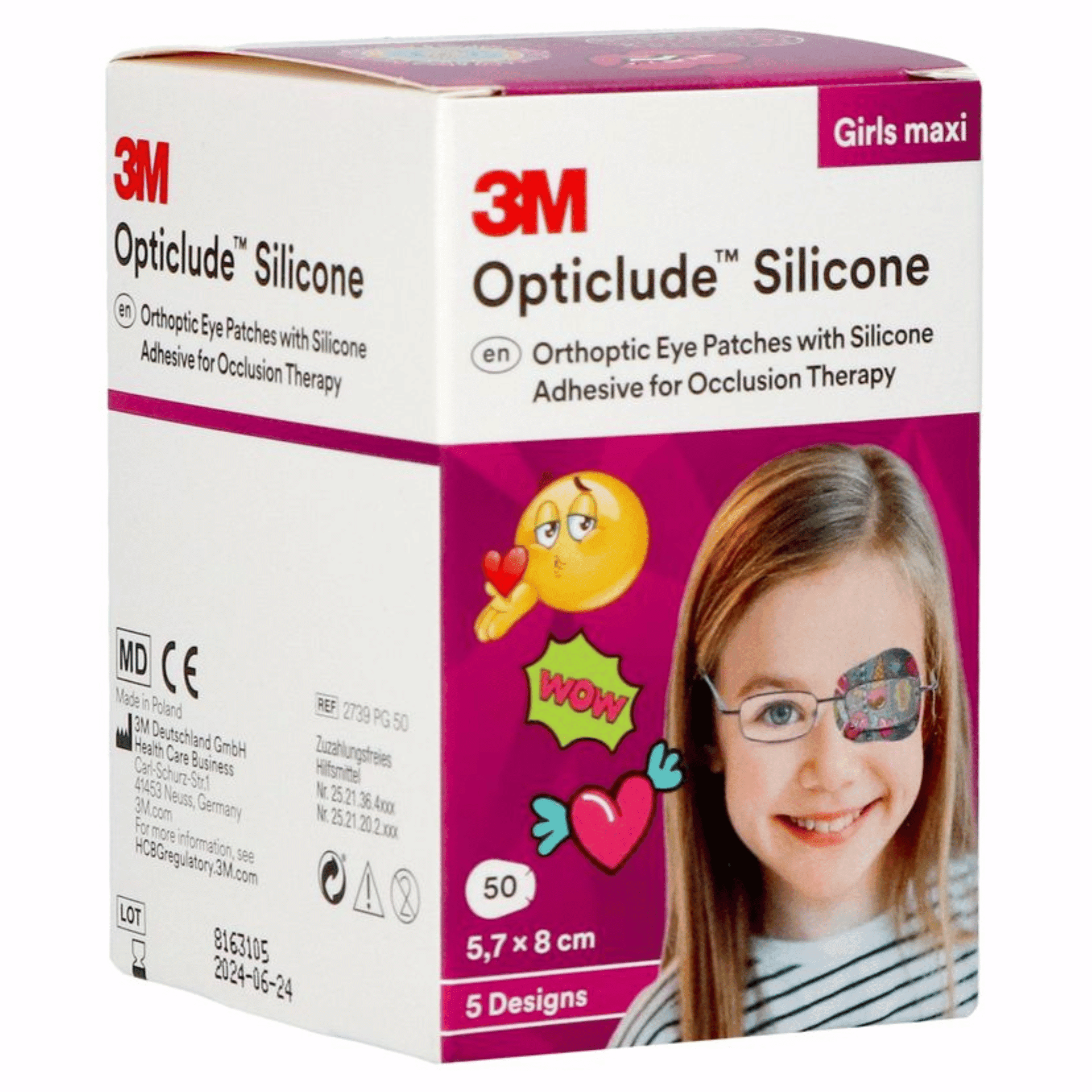 Opticlude Silicone Oogpleister Meisje Maxi